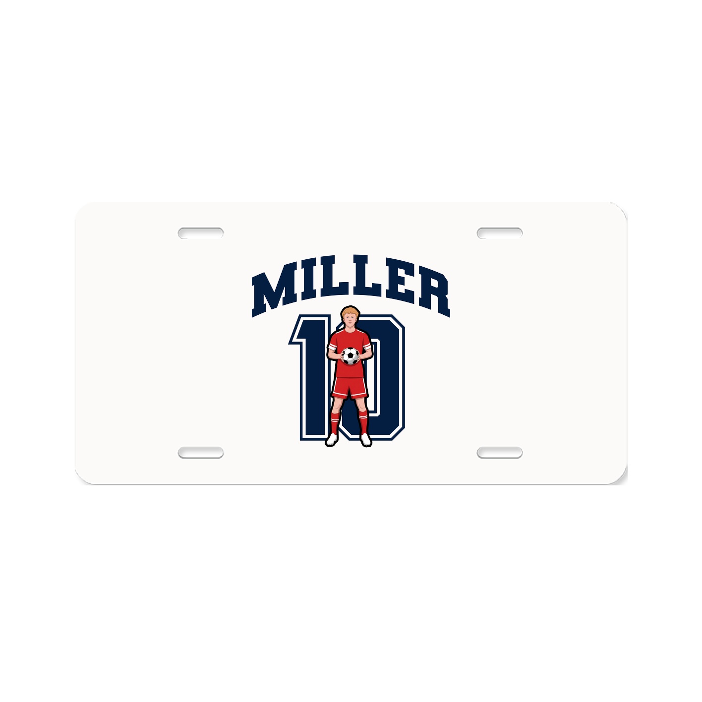 License Plate — Number in Classic