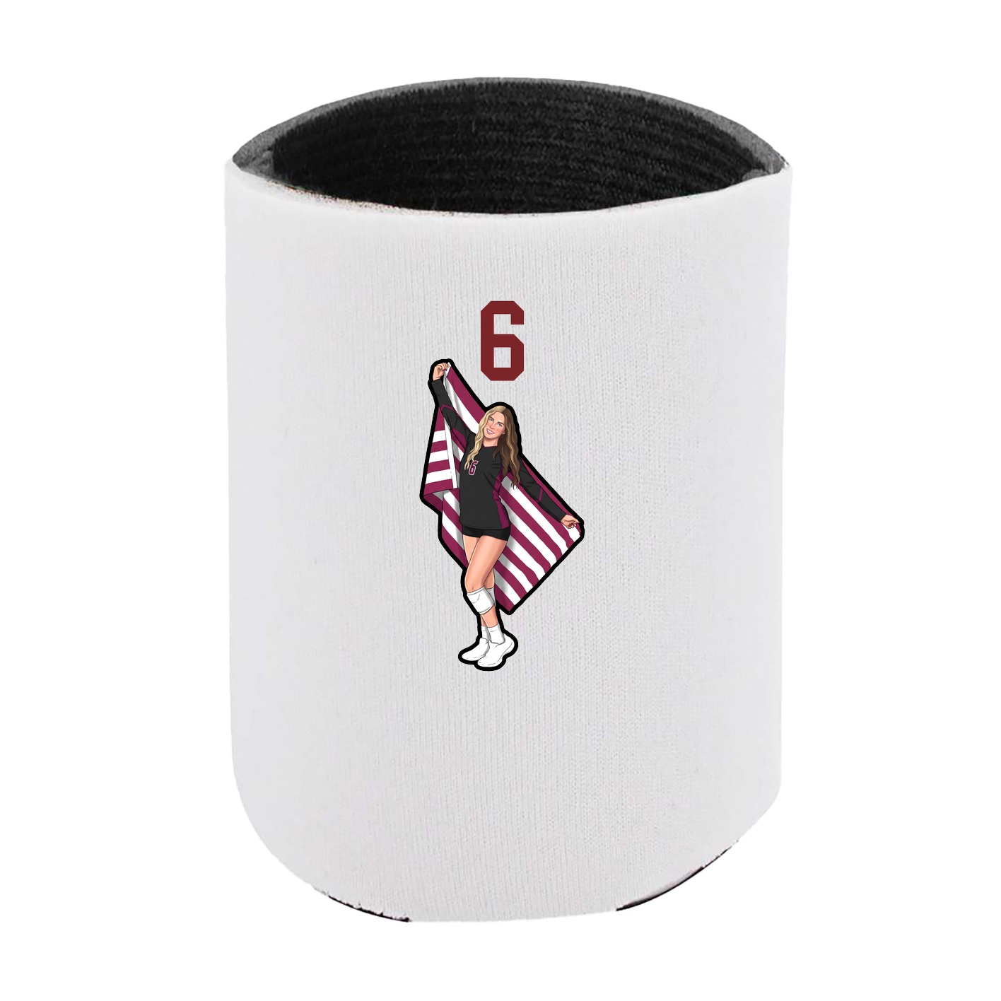 Can Holder — Number Top in White