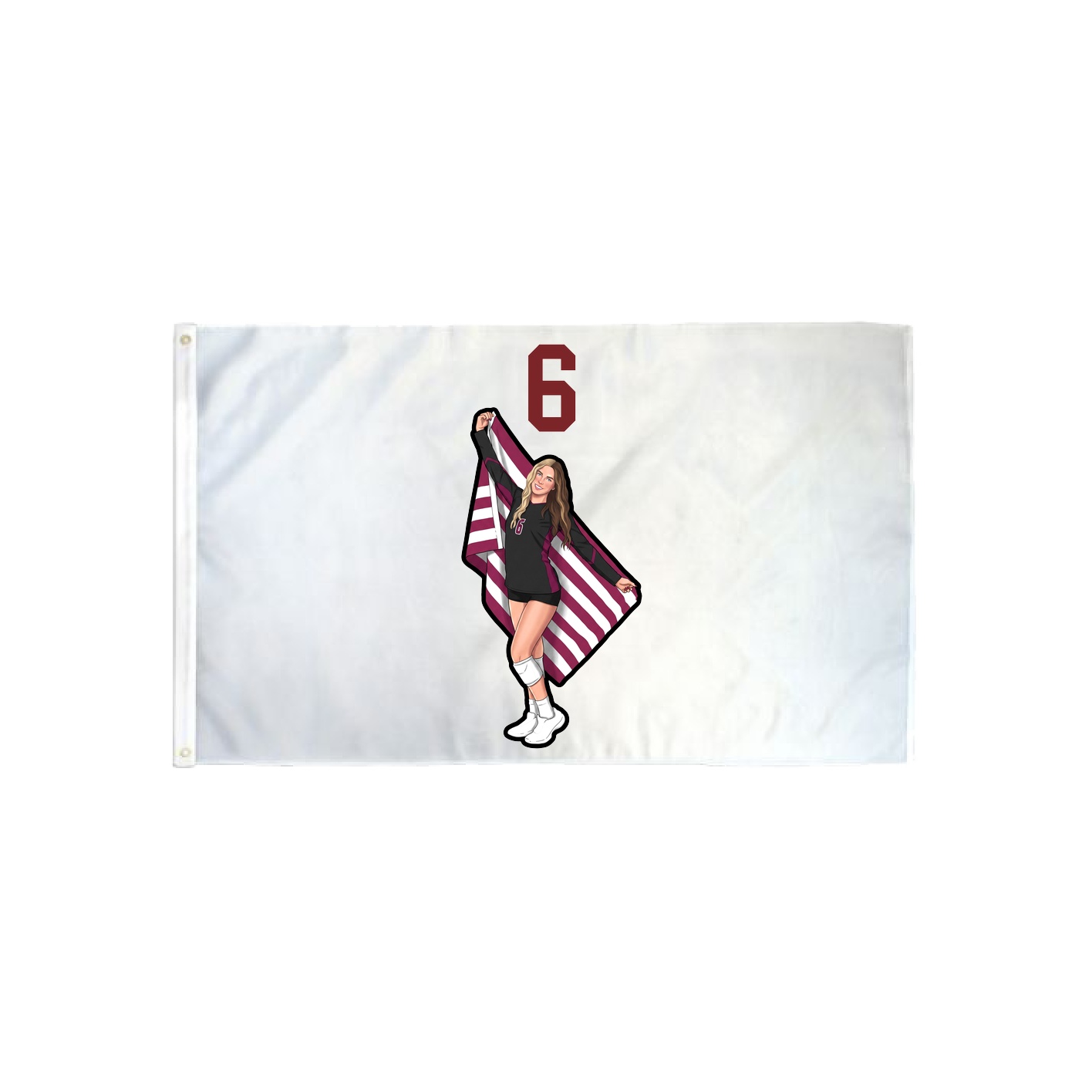 3x5 Flag — Number Top in Classic