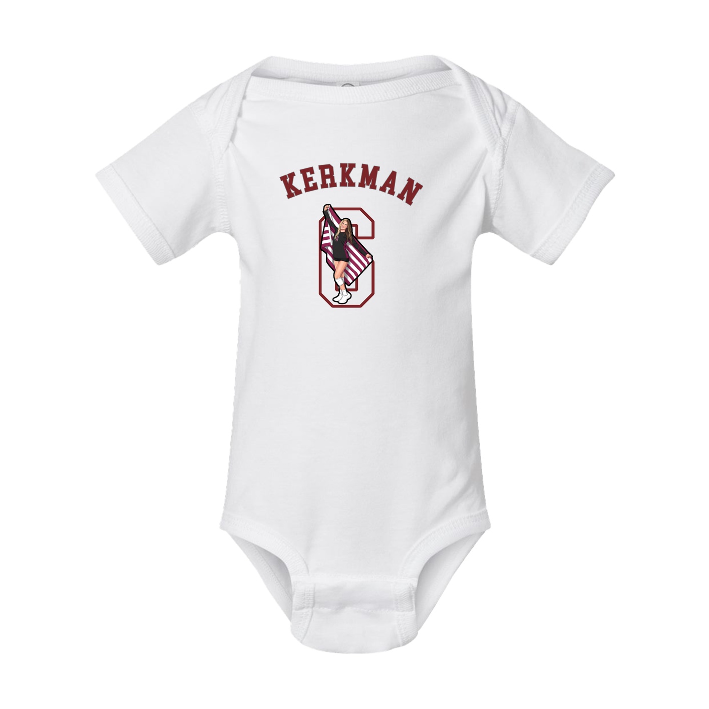 Baby Onesie — Shirsey Arch in White