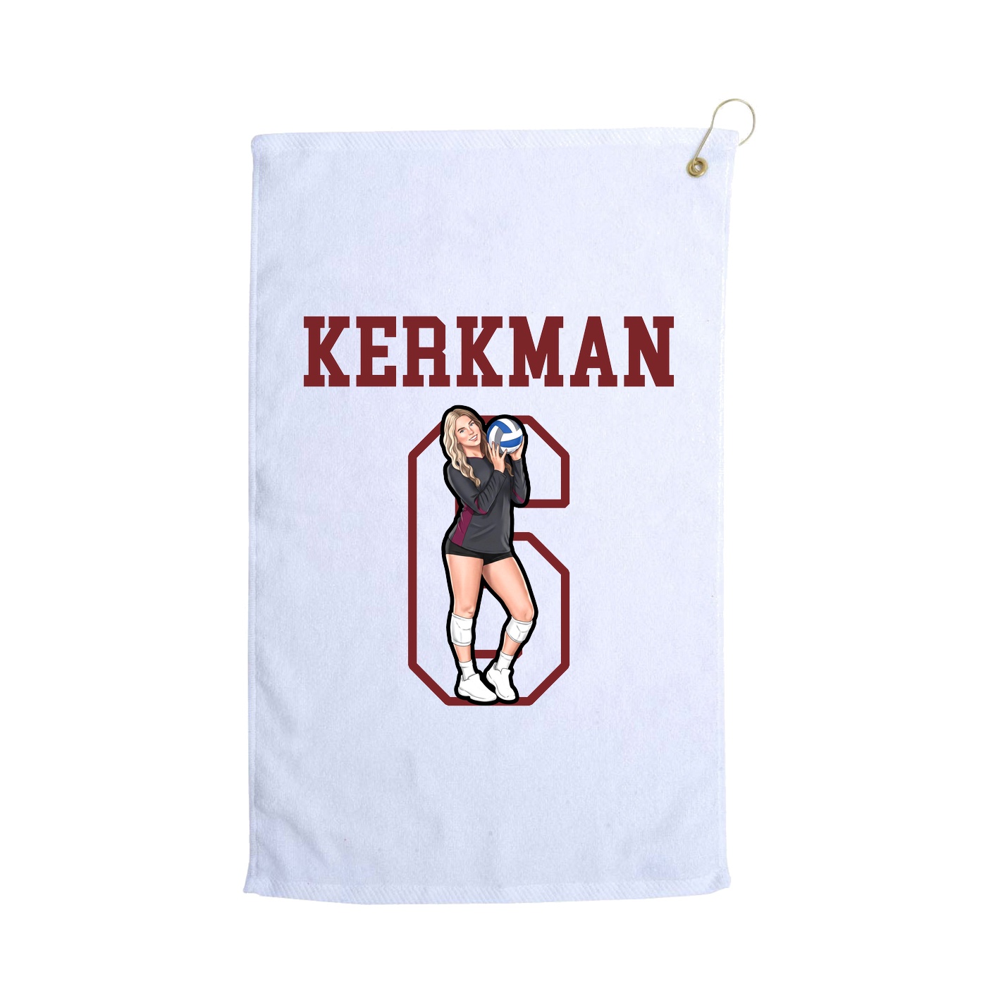 Golf Towel — Shirsey in White