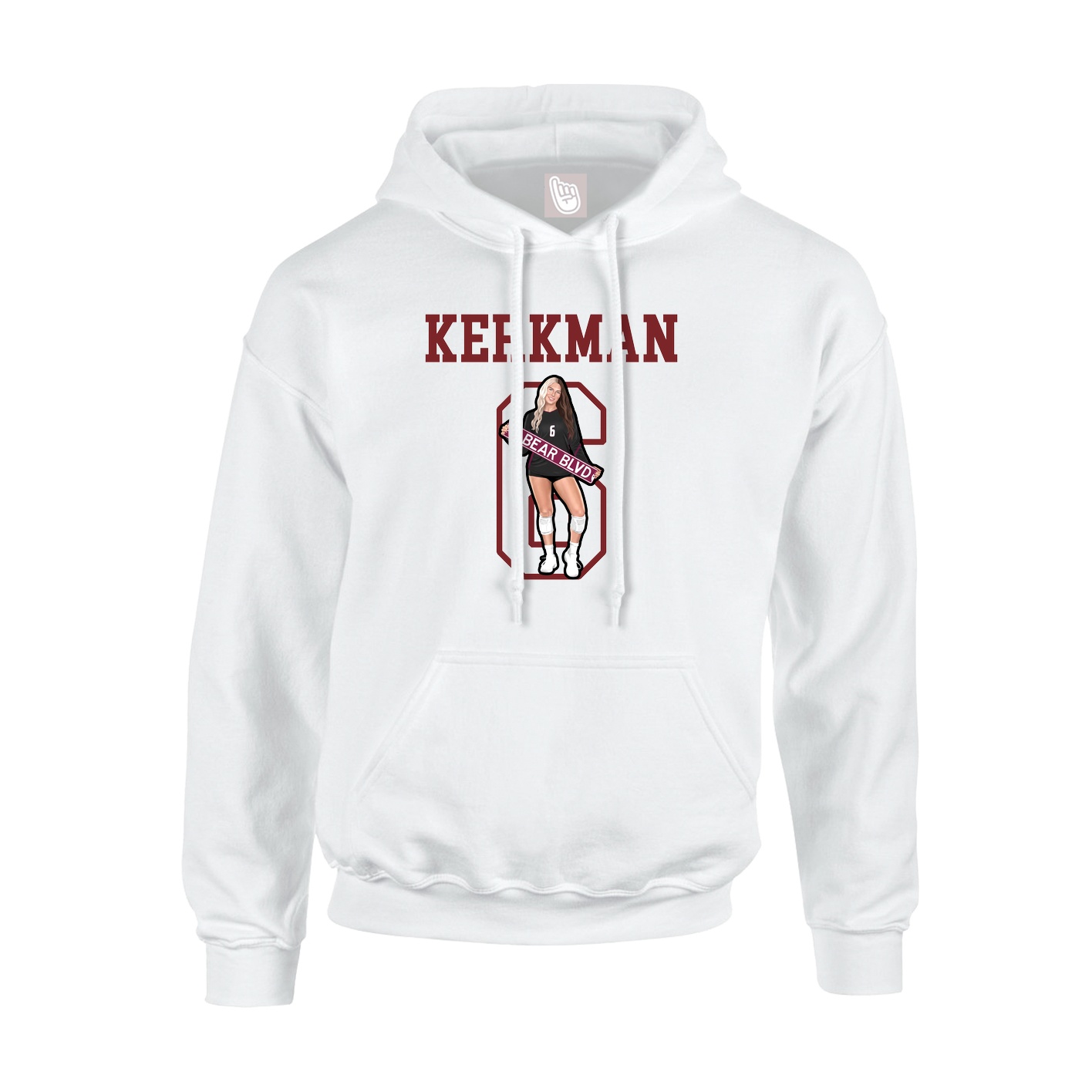Youth Hoodie — Shirsey in White