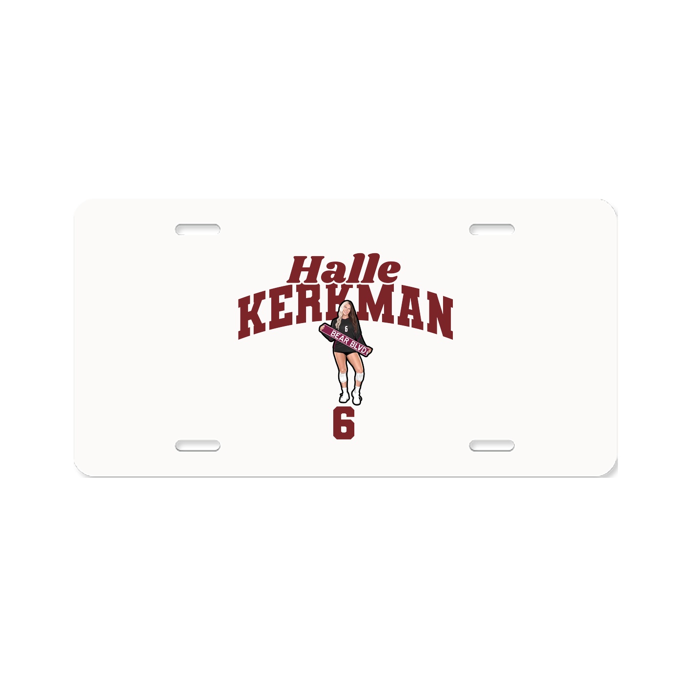License Plate — Signature Arch in Classic