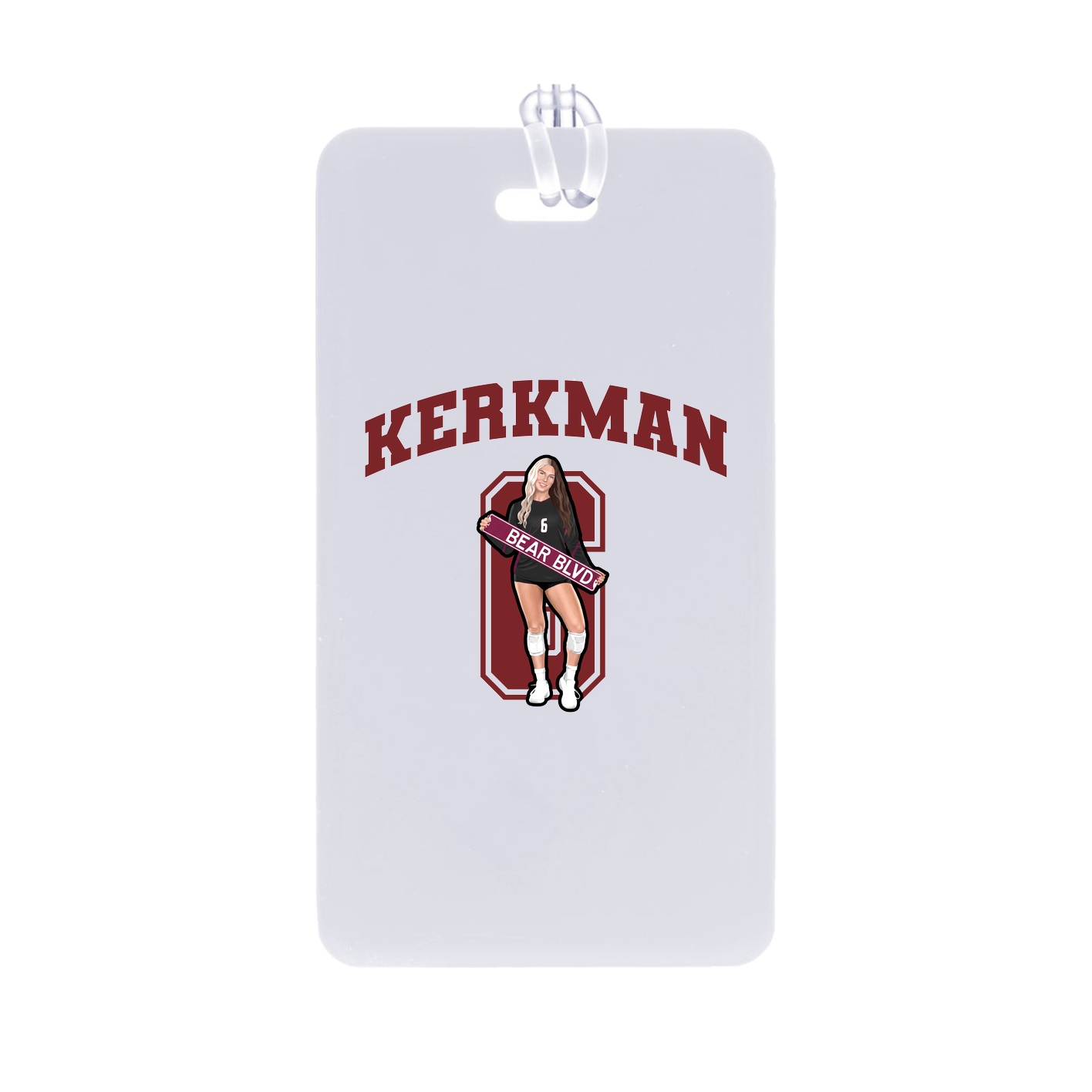 Bag Tag — Number in Classic