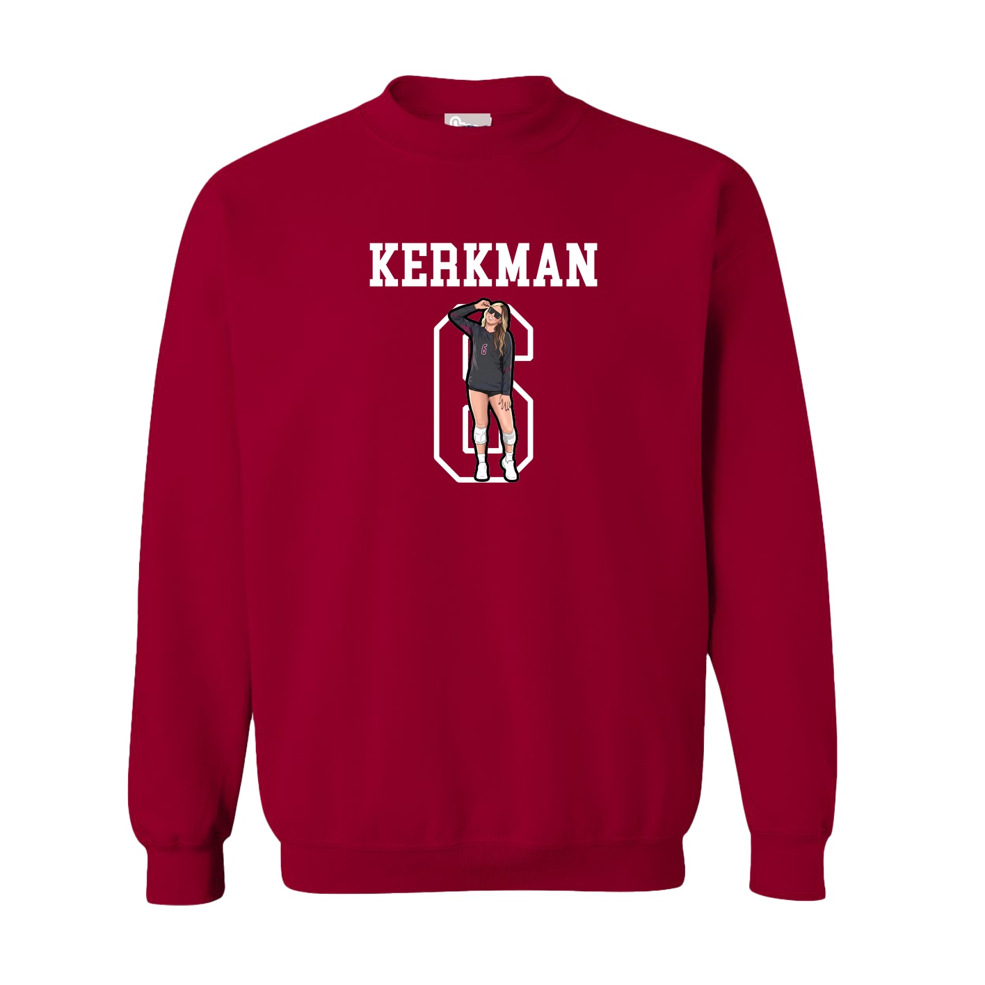 Fleece Crew — Shirsey in Cardinal