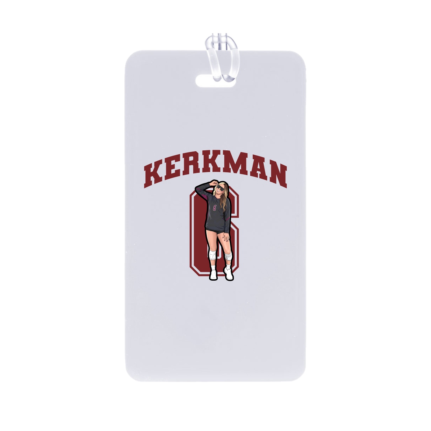 Bag Tag — Number in Classic