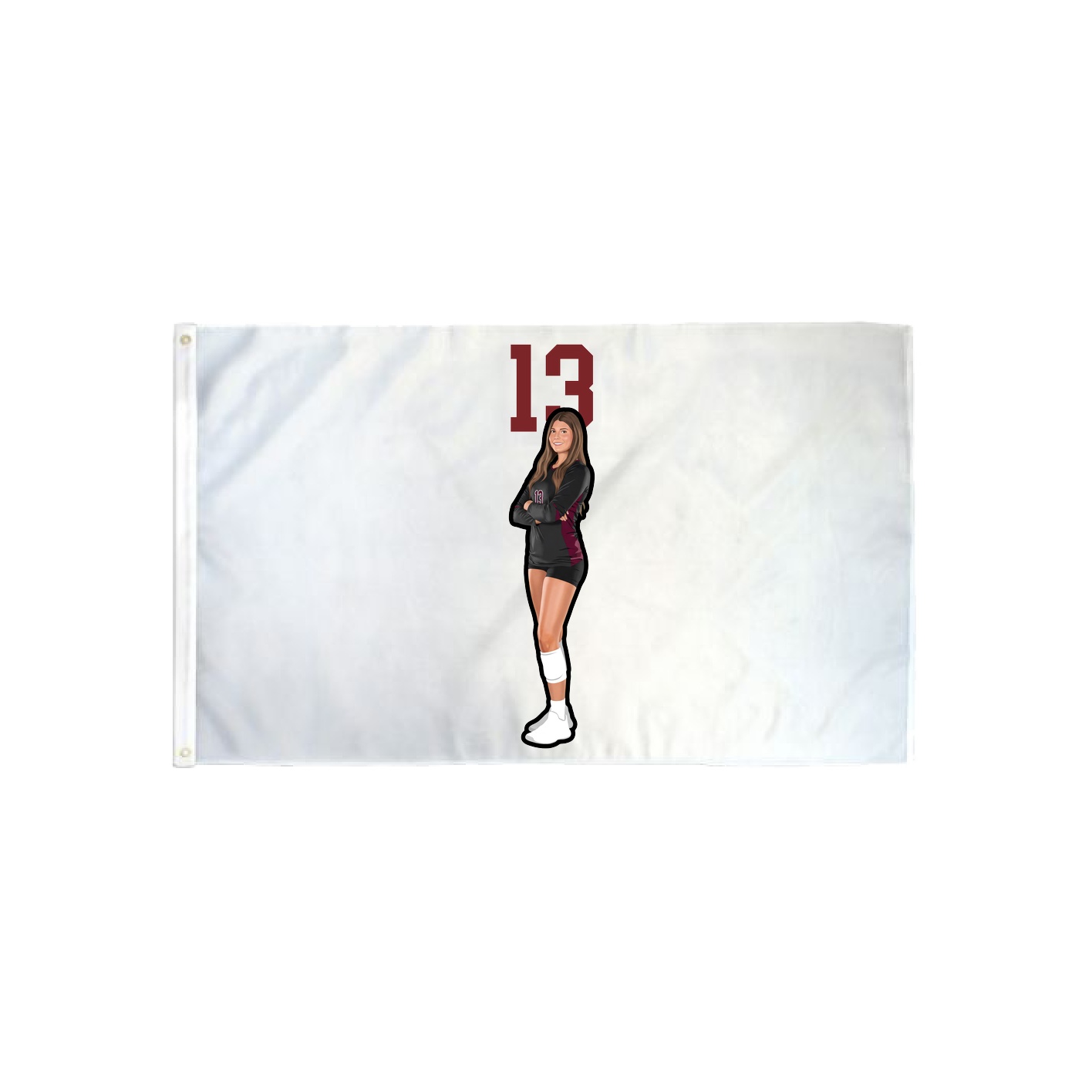 3x5 Flag — Number Top in Classic