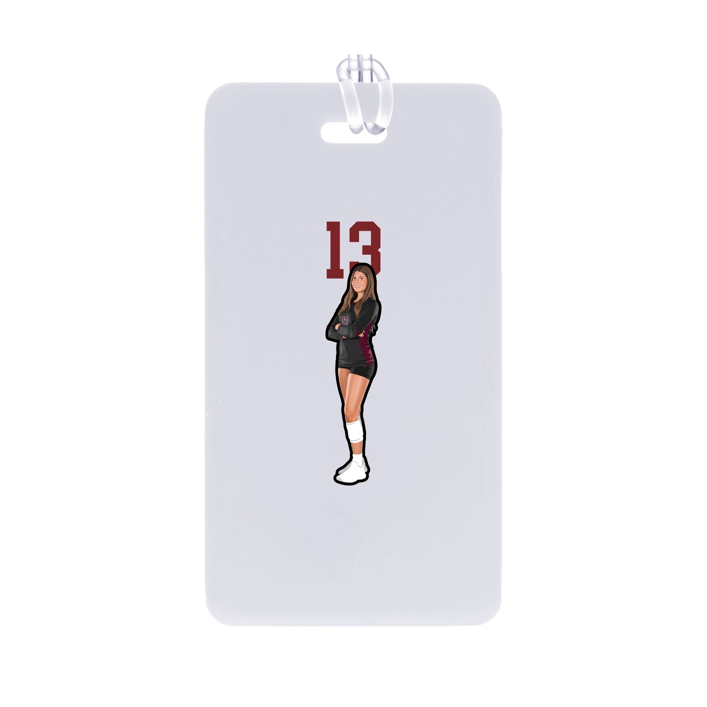 Bag Tag — Number Top in Classic