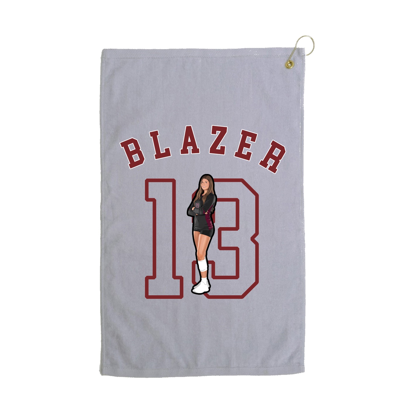 Golf Towel — Shirsey Arch in Grey