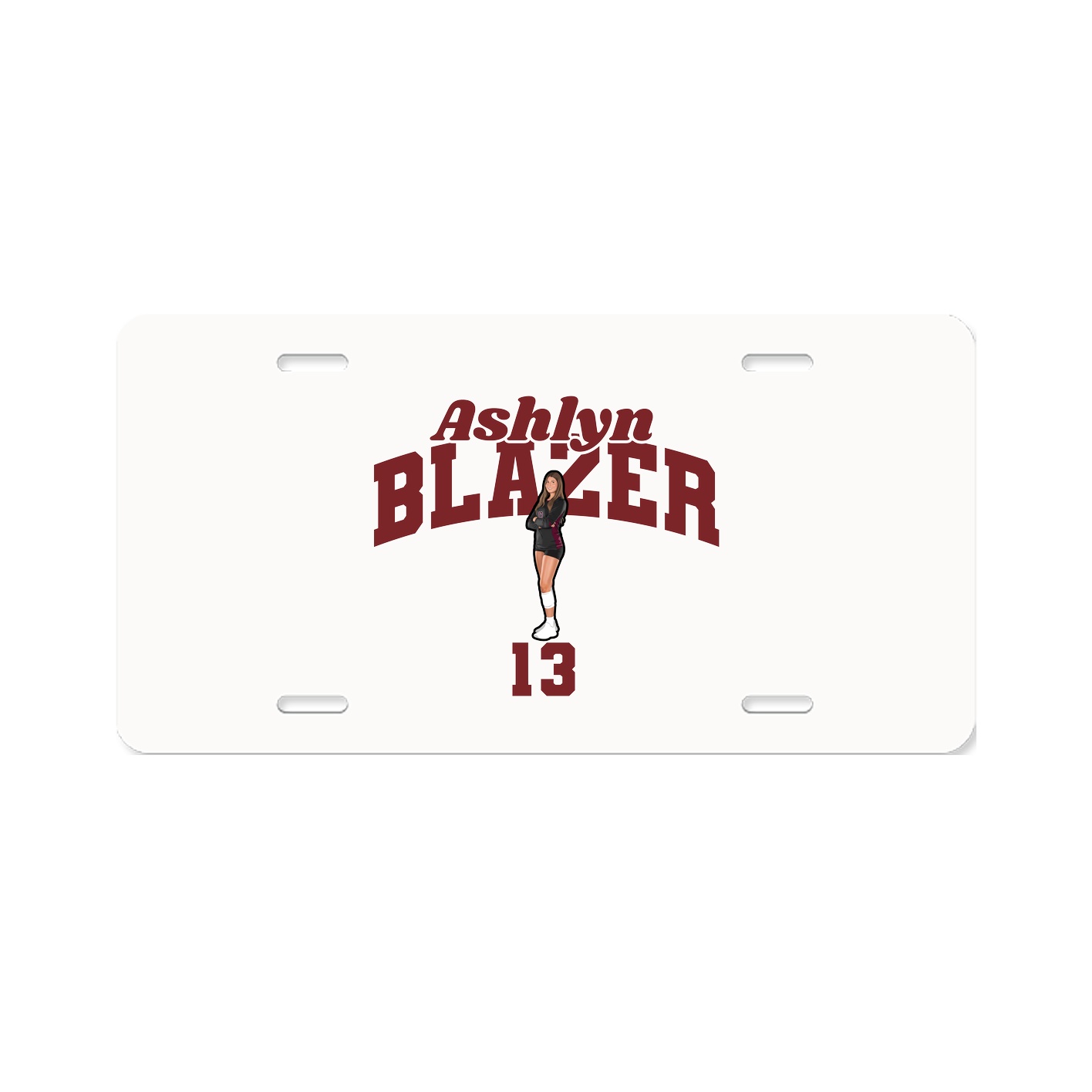 License Plate — Signature Arch in Classic