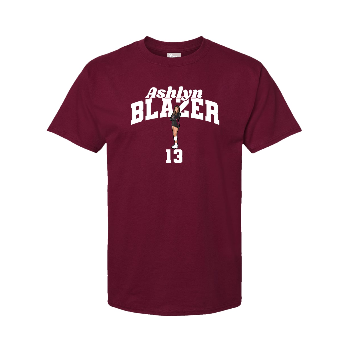 Tee — Signature Arch in Cardinal