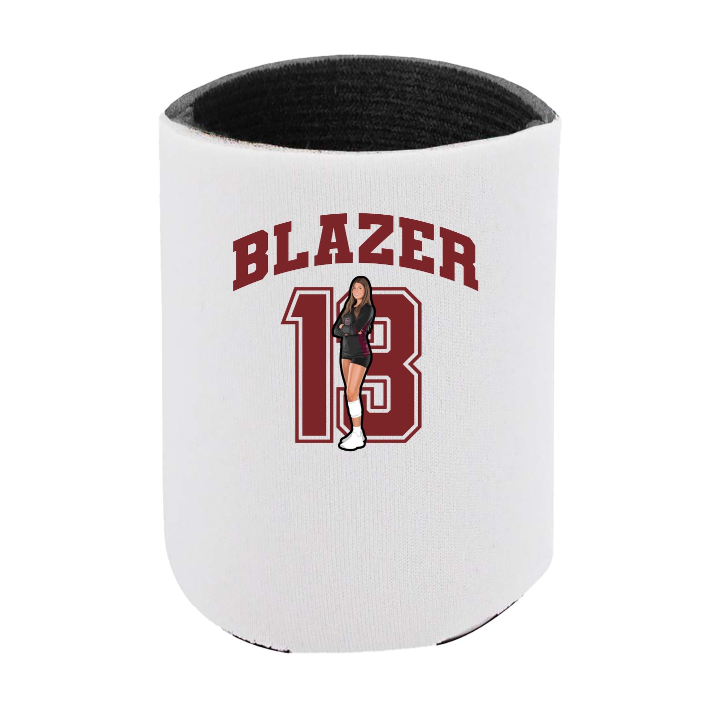 Can Holder — Number in White