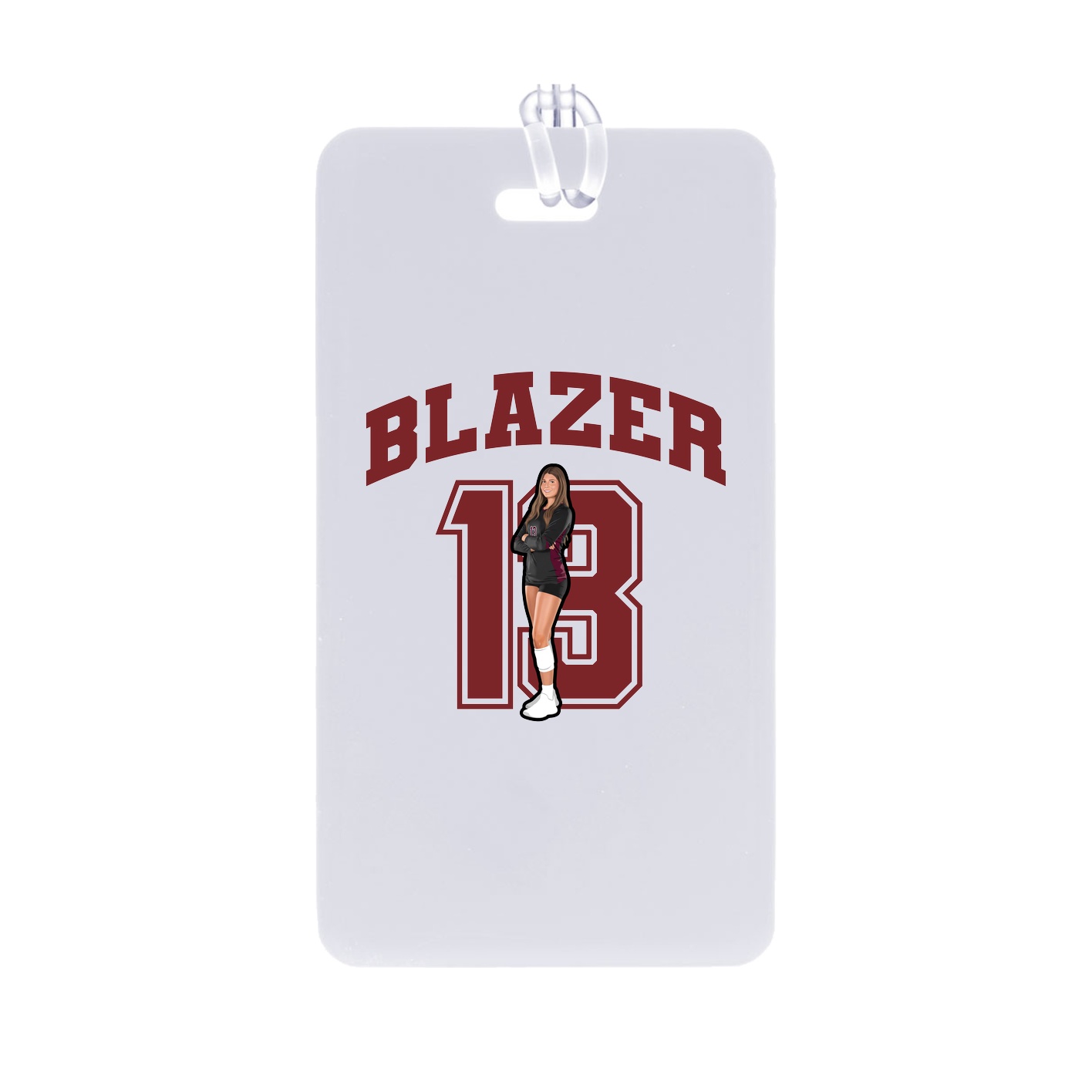 Bag Tag — Number in Classic