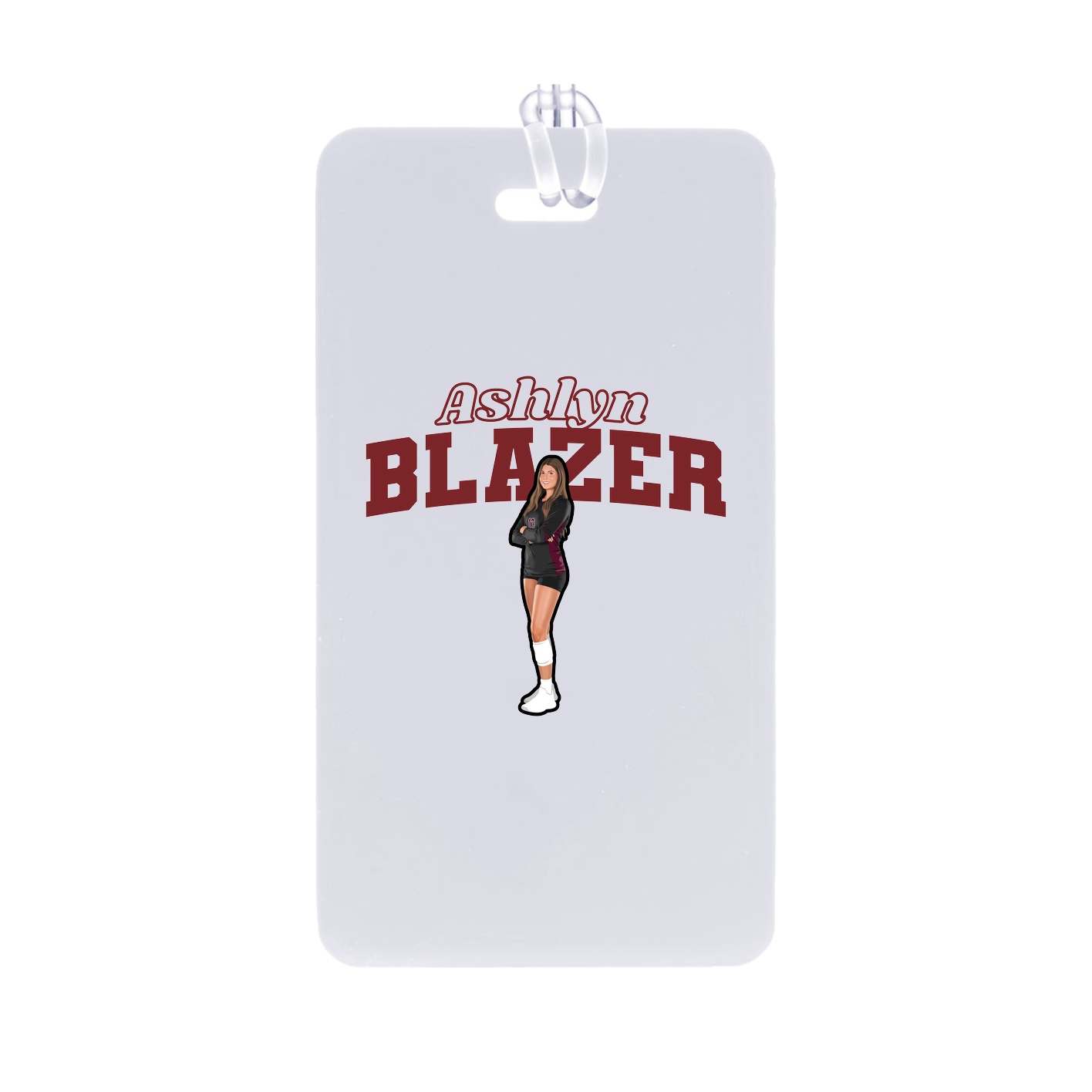 Bag Tag — Name Arch in Classic