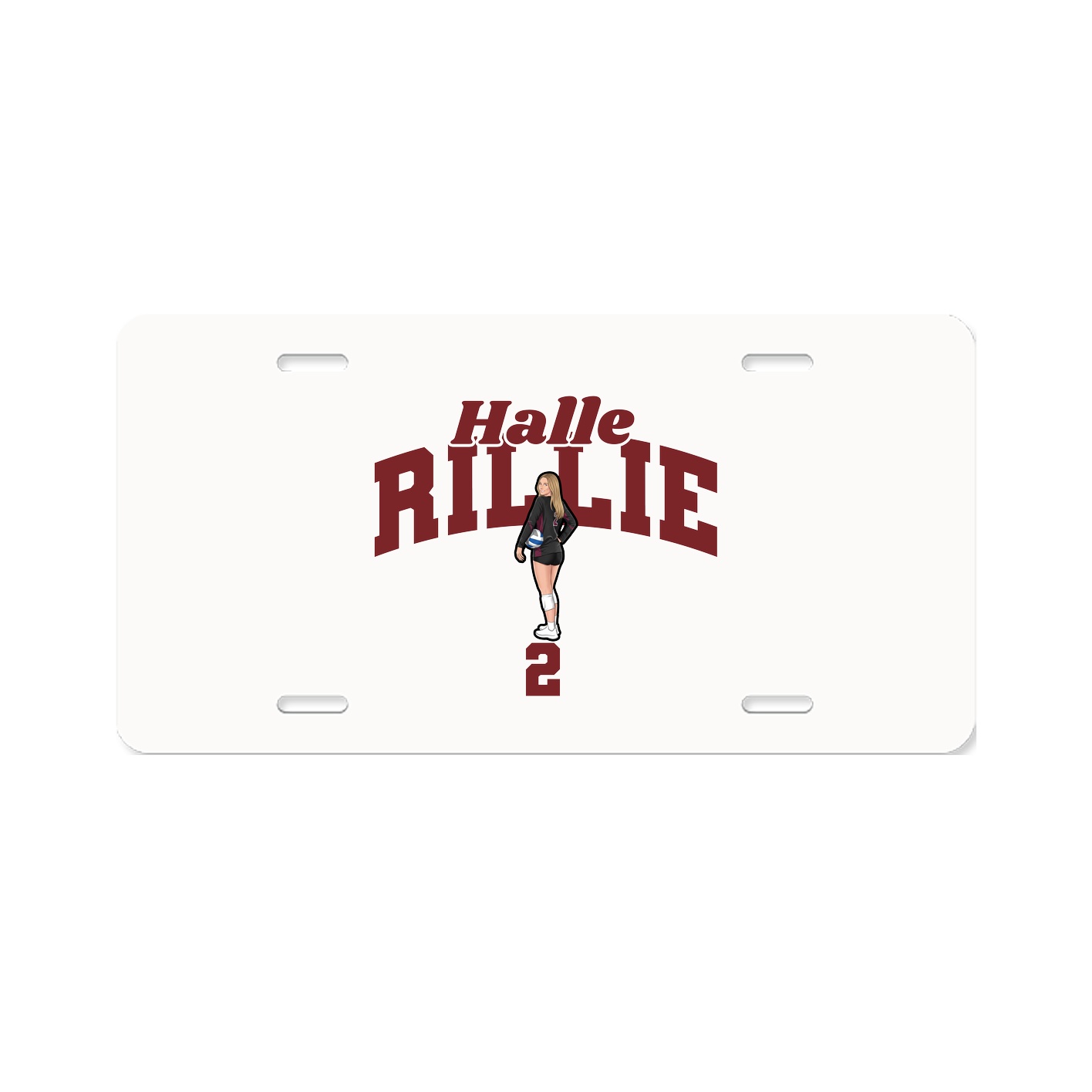 License Plate — Signature Arch in Classic