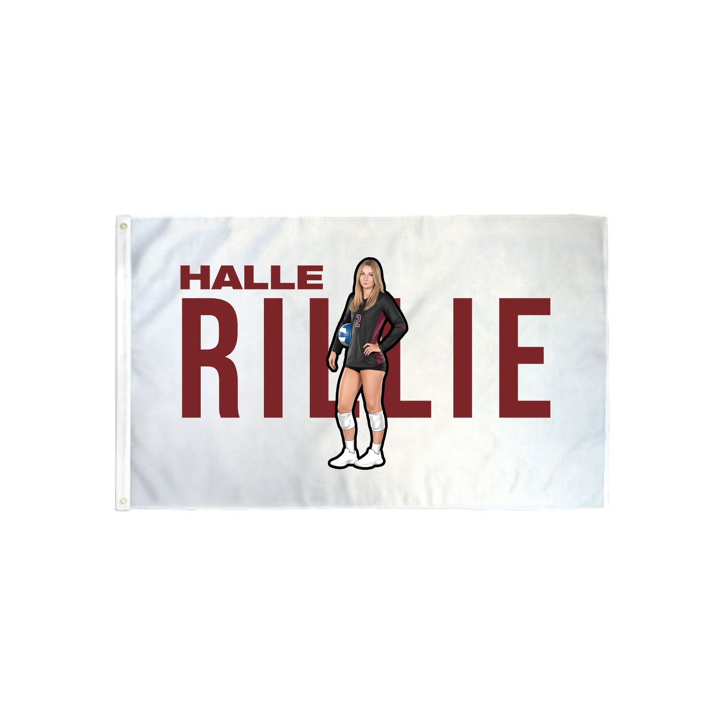 3x5 Flag — Player Name in Classic