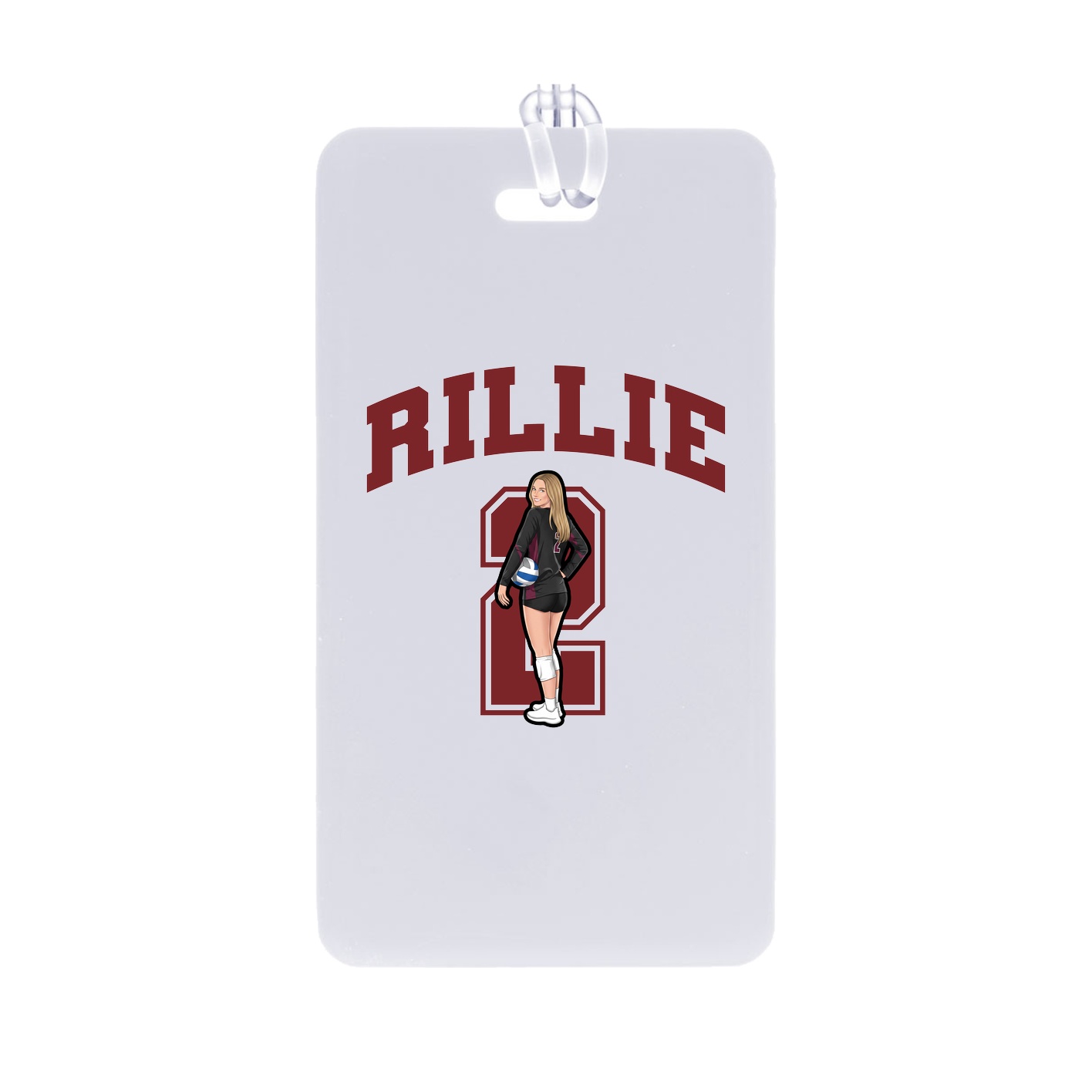 Bag Tag — Number in Classic