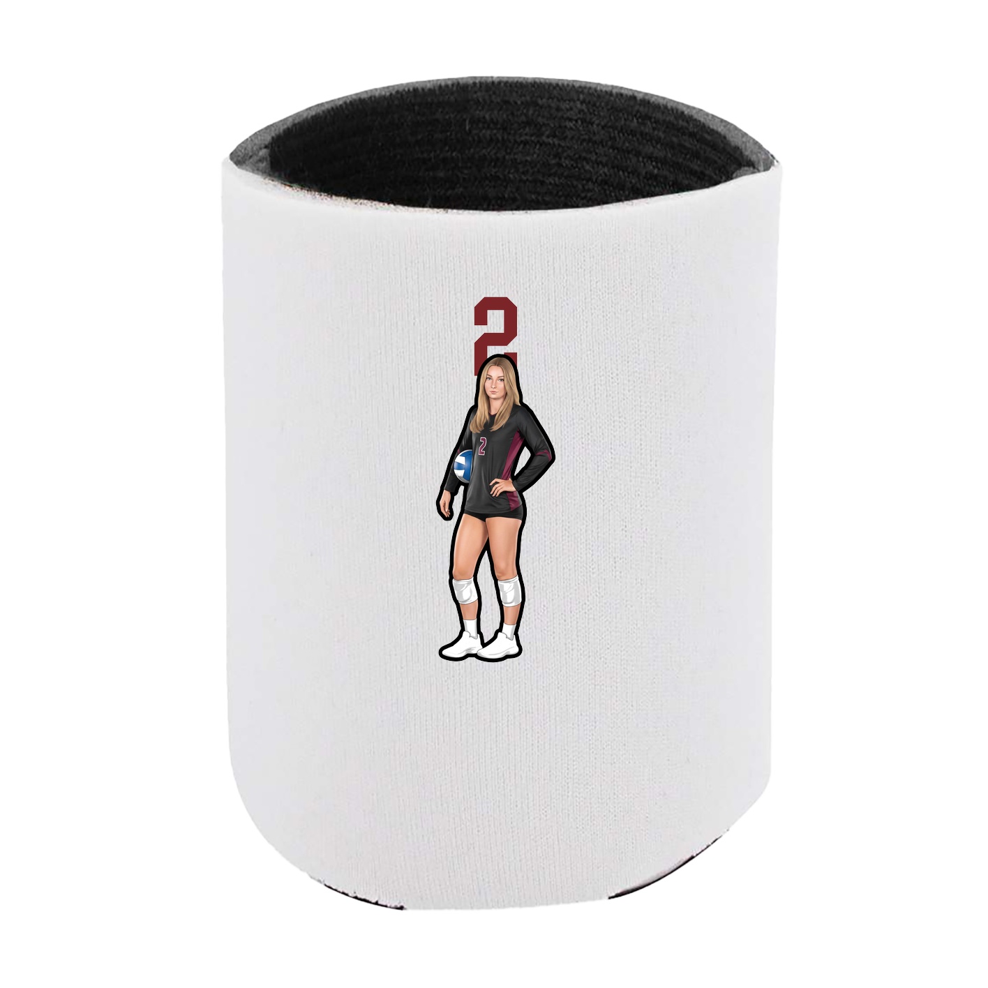 Can Holder — Number Top in White