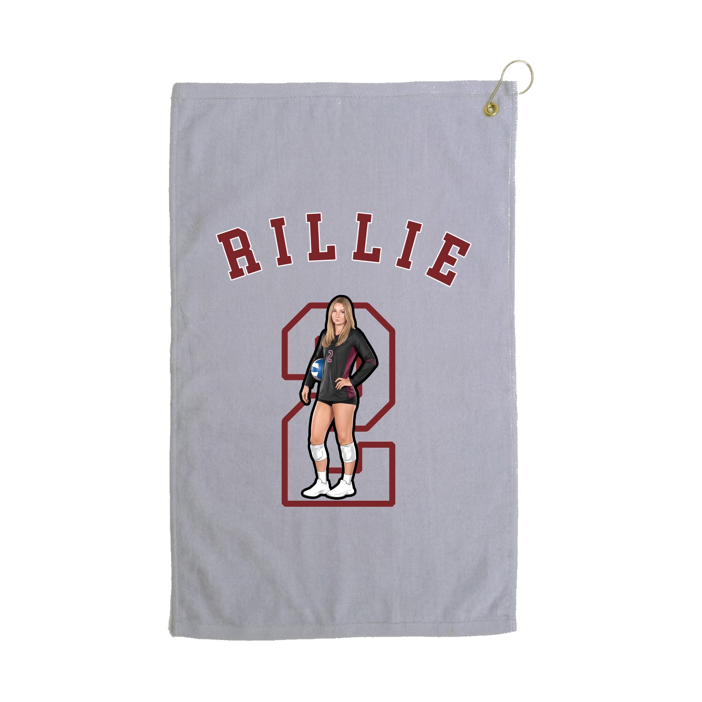 Golf Towel — Shirsey Arch in Grey