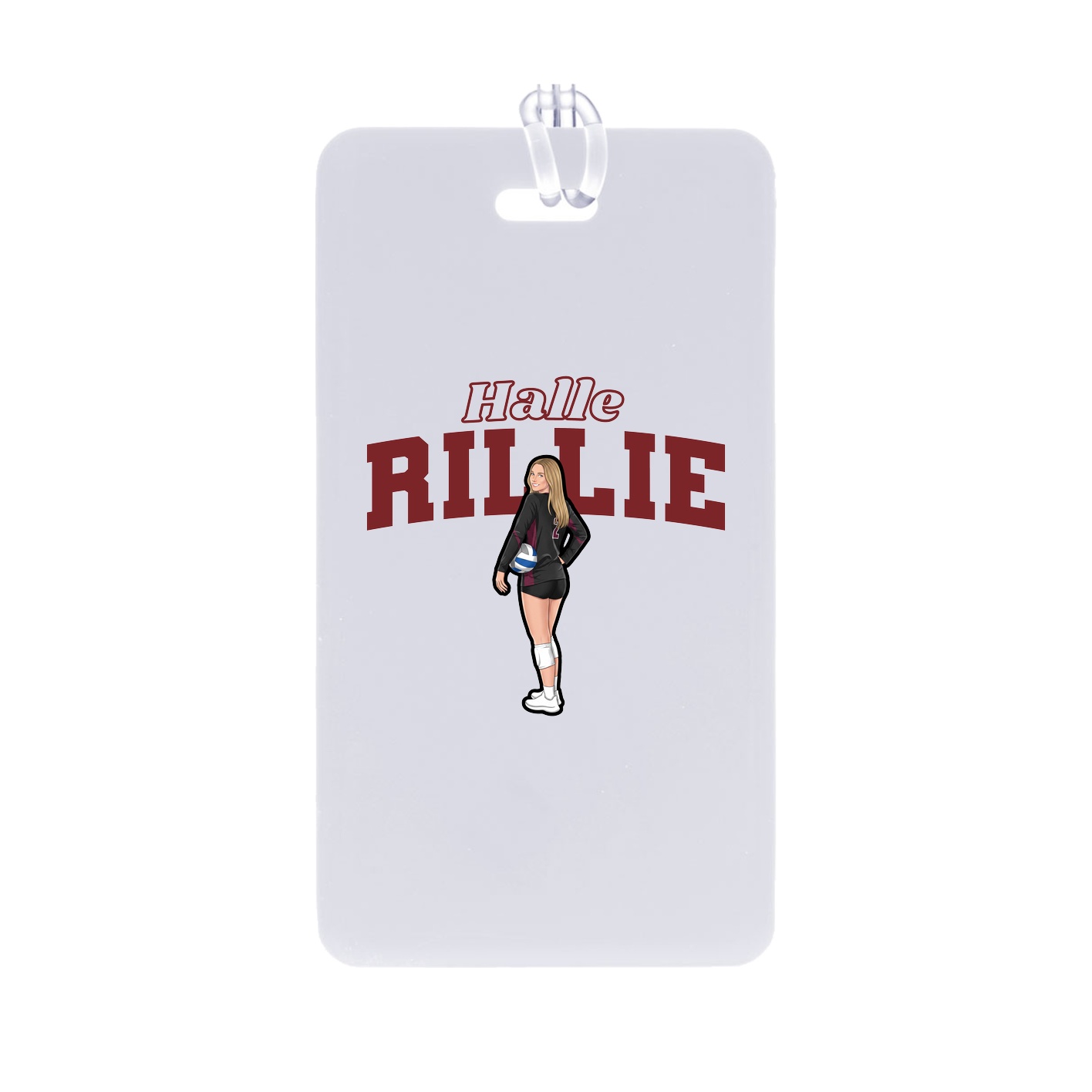Bag Tag — Name Arch in Classic