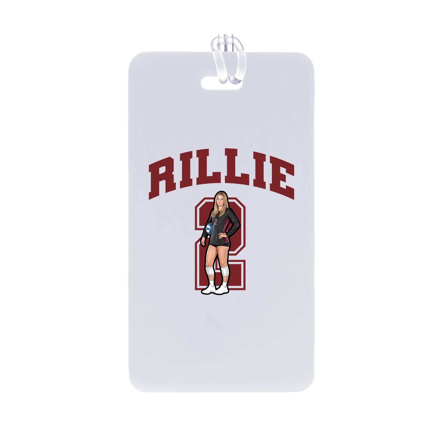 Bag Tag — Number in Classic