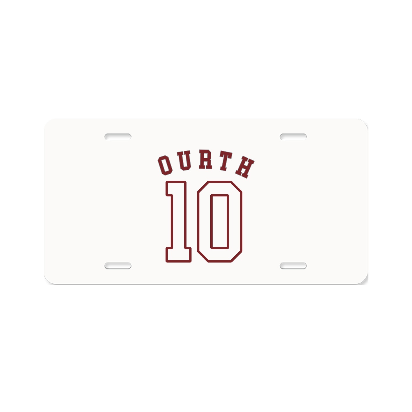 License Plate — Shirsey Arch in Classic