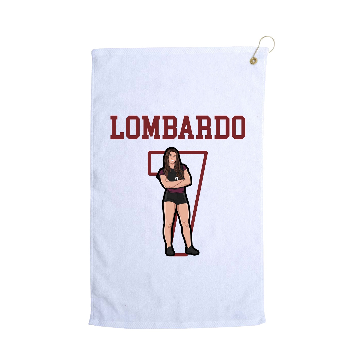 Golf Towel — Shirsey in White