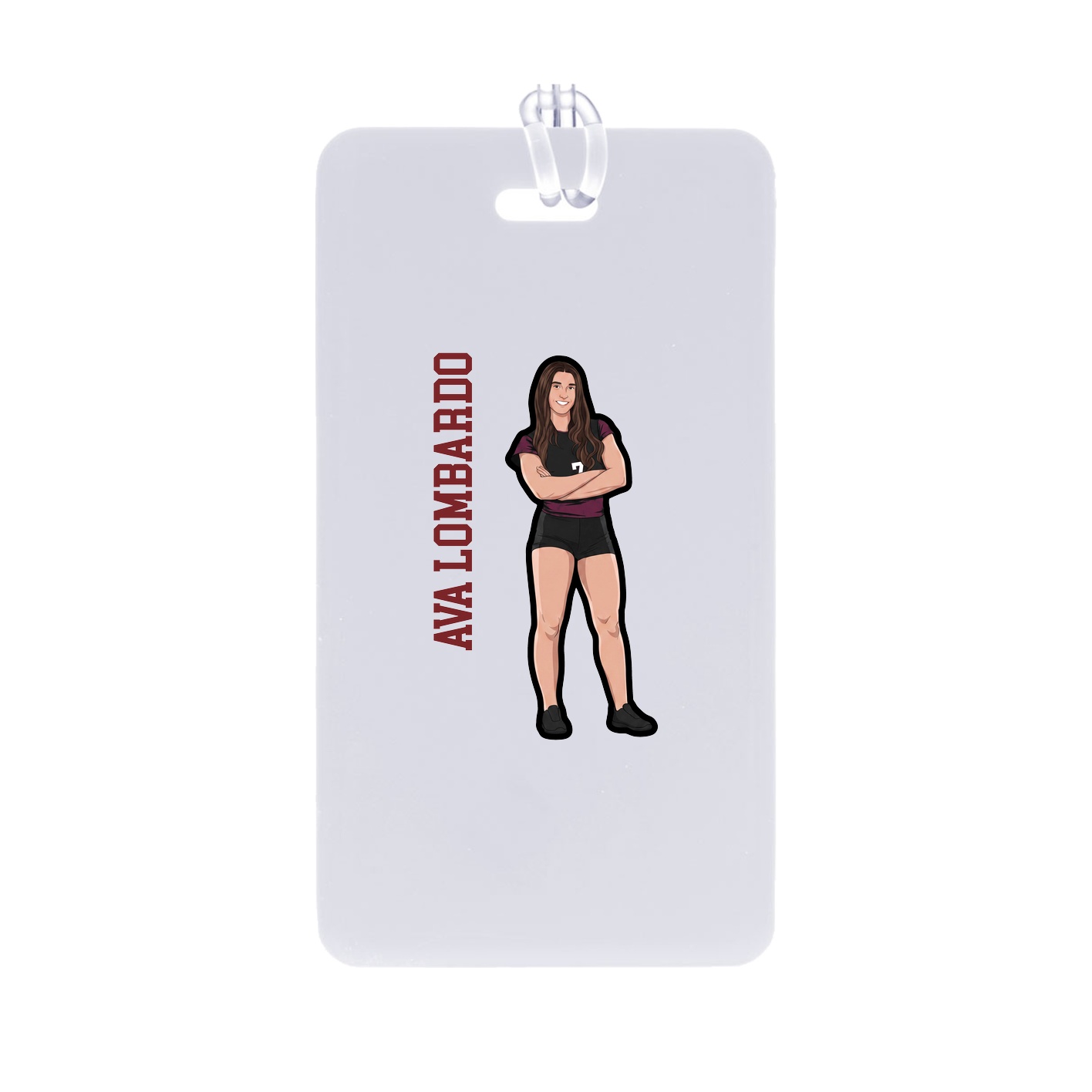 Bag Tag — Name Vertical in Classic