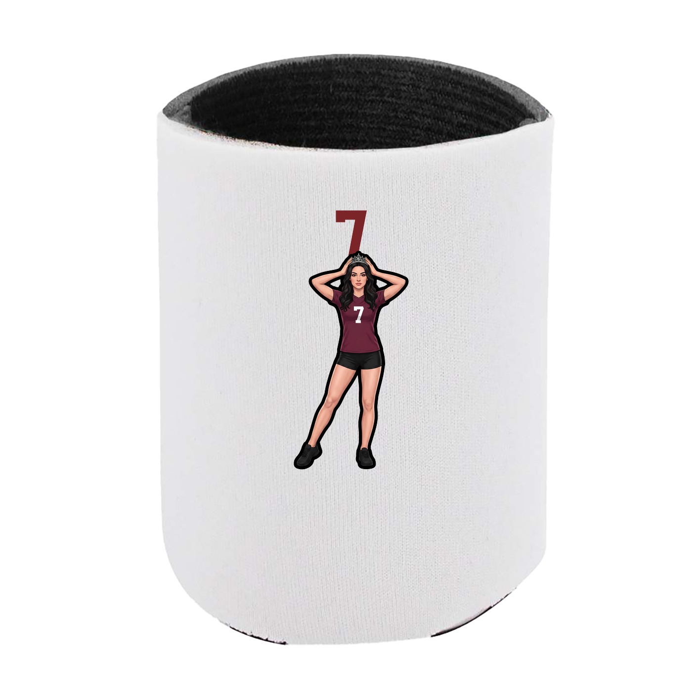 Can Holder — Number Top in White