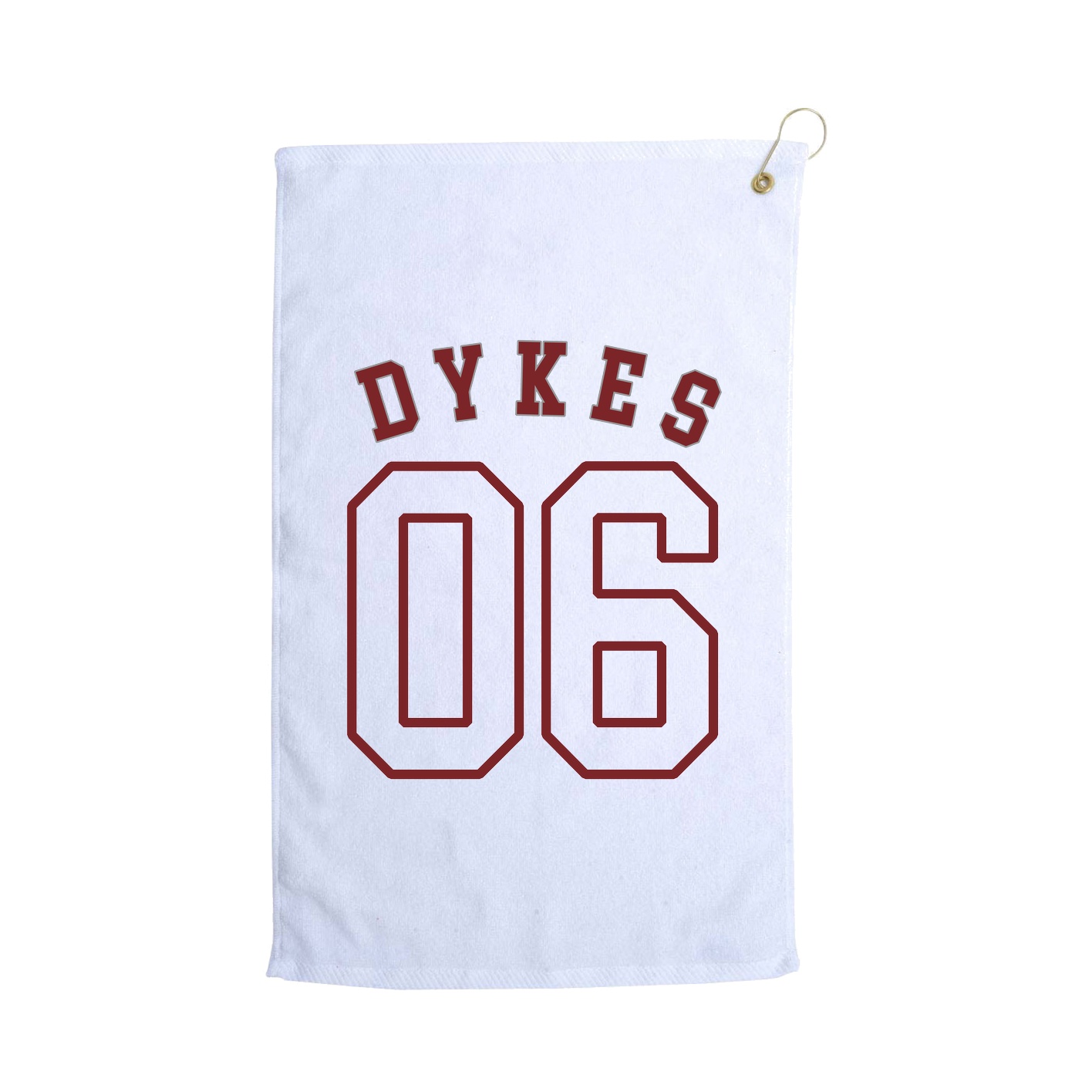 Golf Towel — Shirsey Arch in White