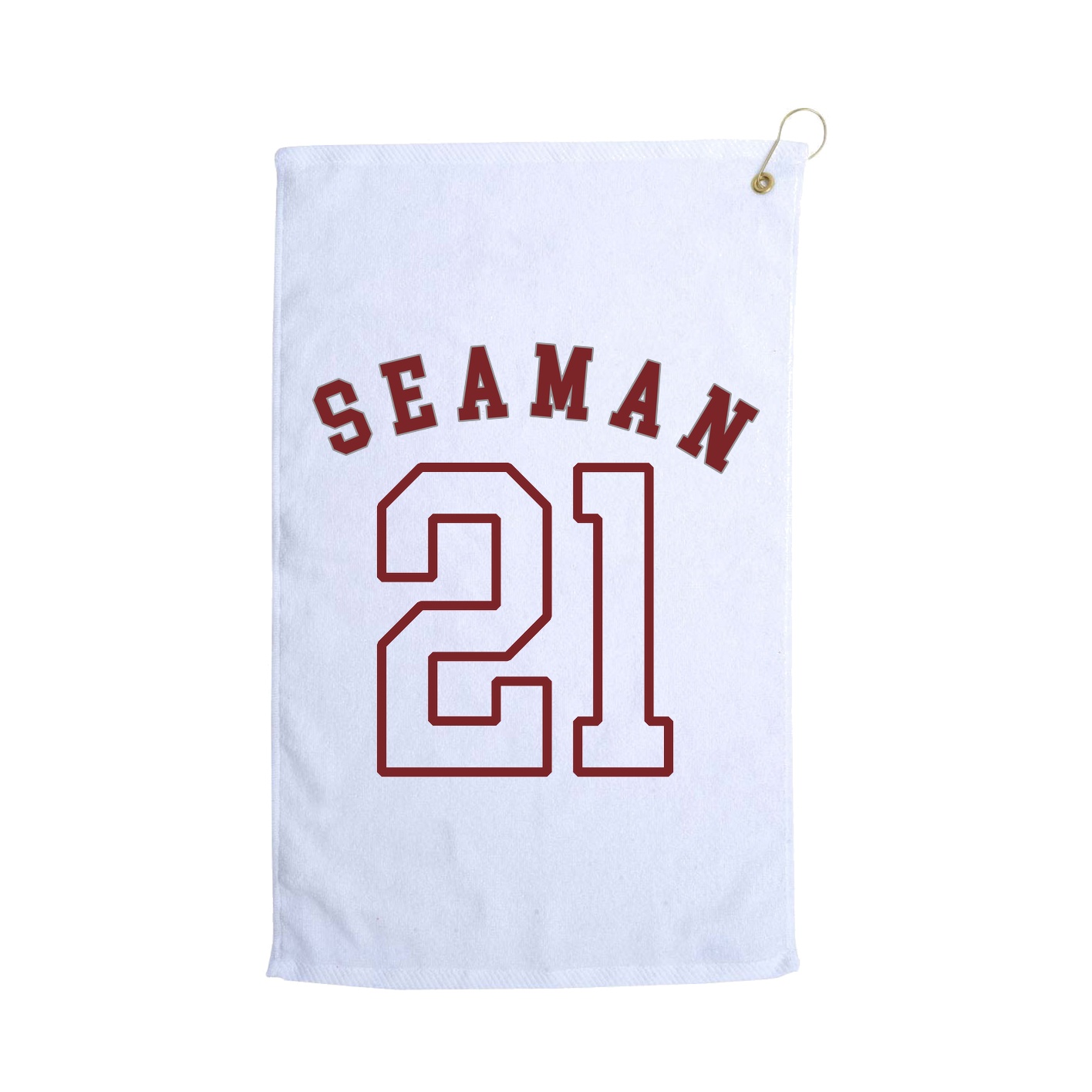 Golf Towel — Shirsey Arch in White
