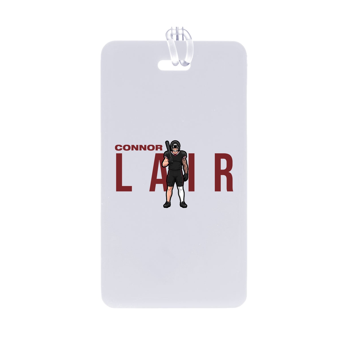 Bag Tag — Player Name in Classic