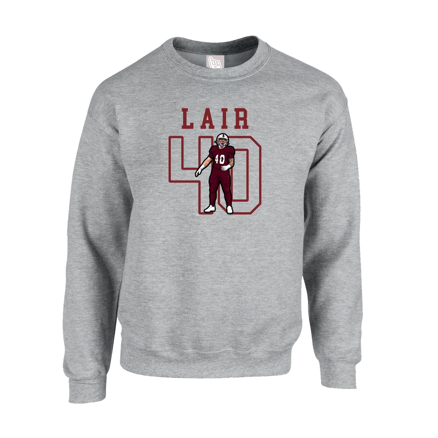 Fleece Crew — Shirsey in Grey