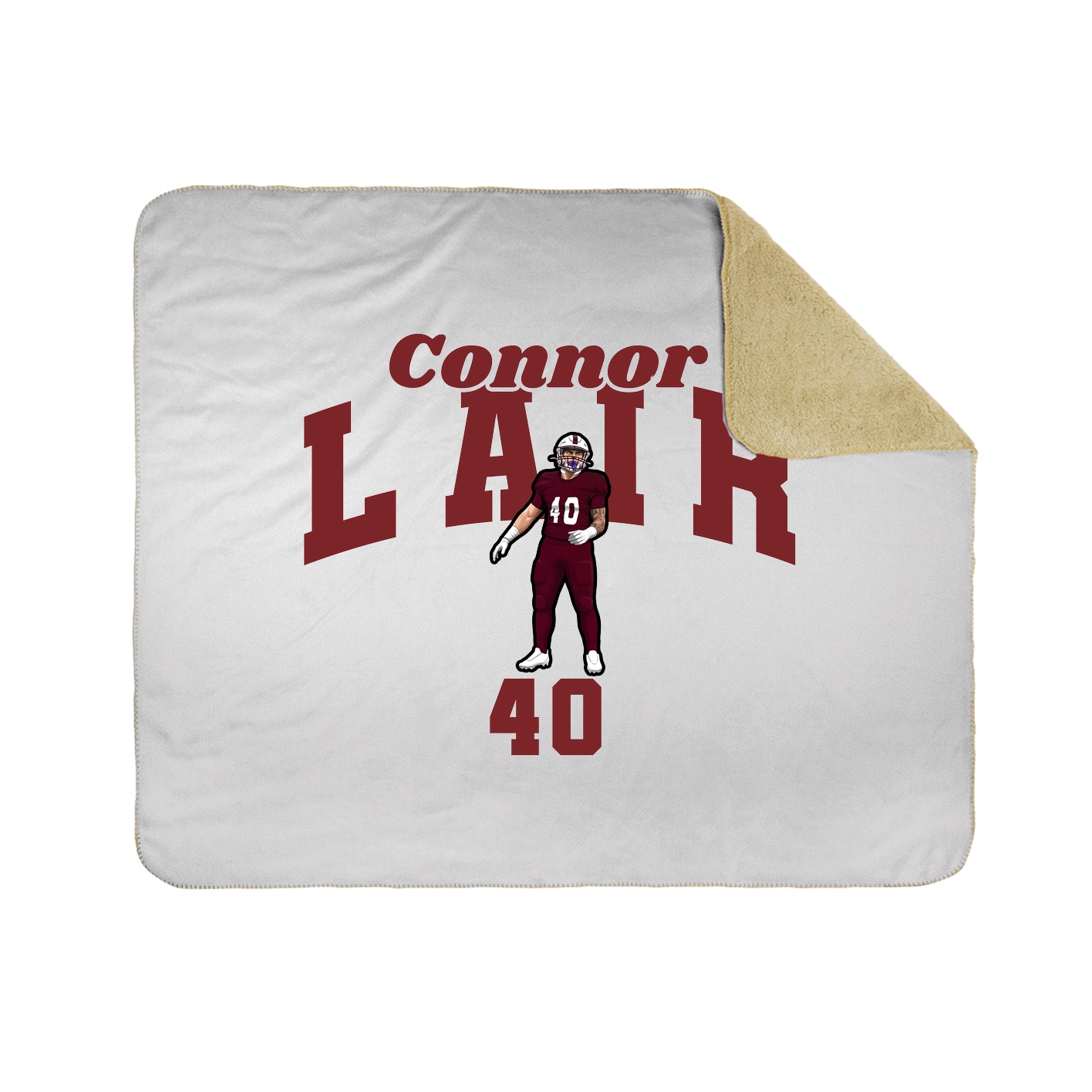 Throw Blanket — Signature Arch in White