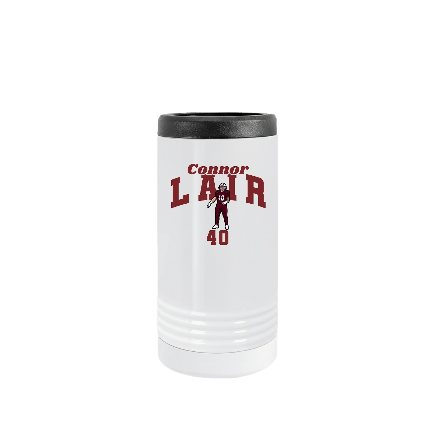 Slim Beverage Holder — Signature Arch in White