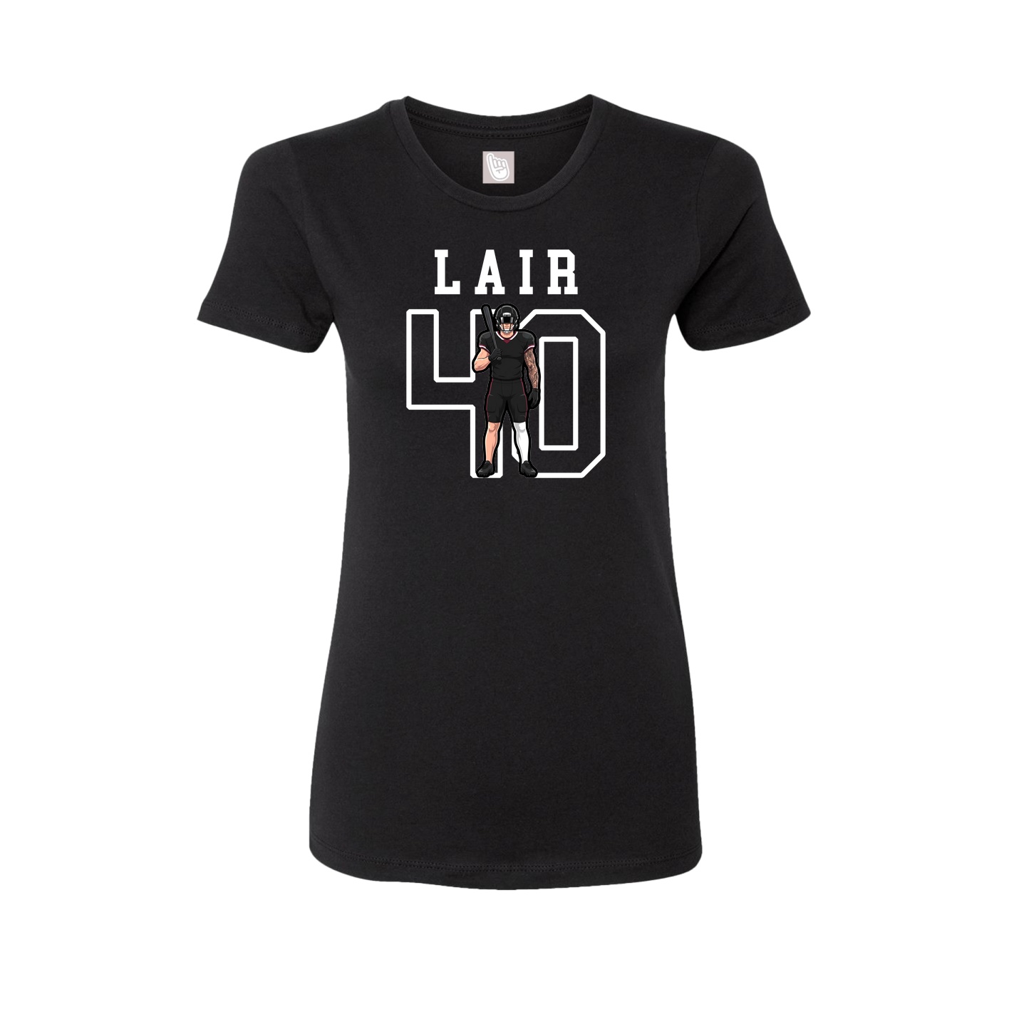 Fitted Women's Tee — Shirsey in Black