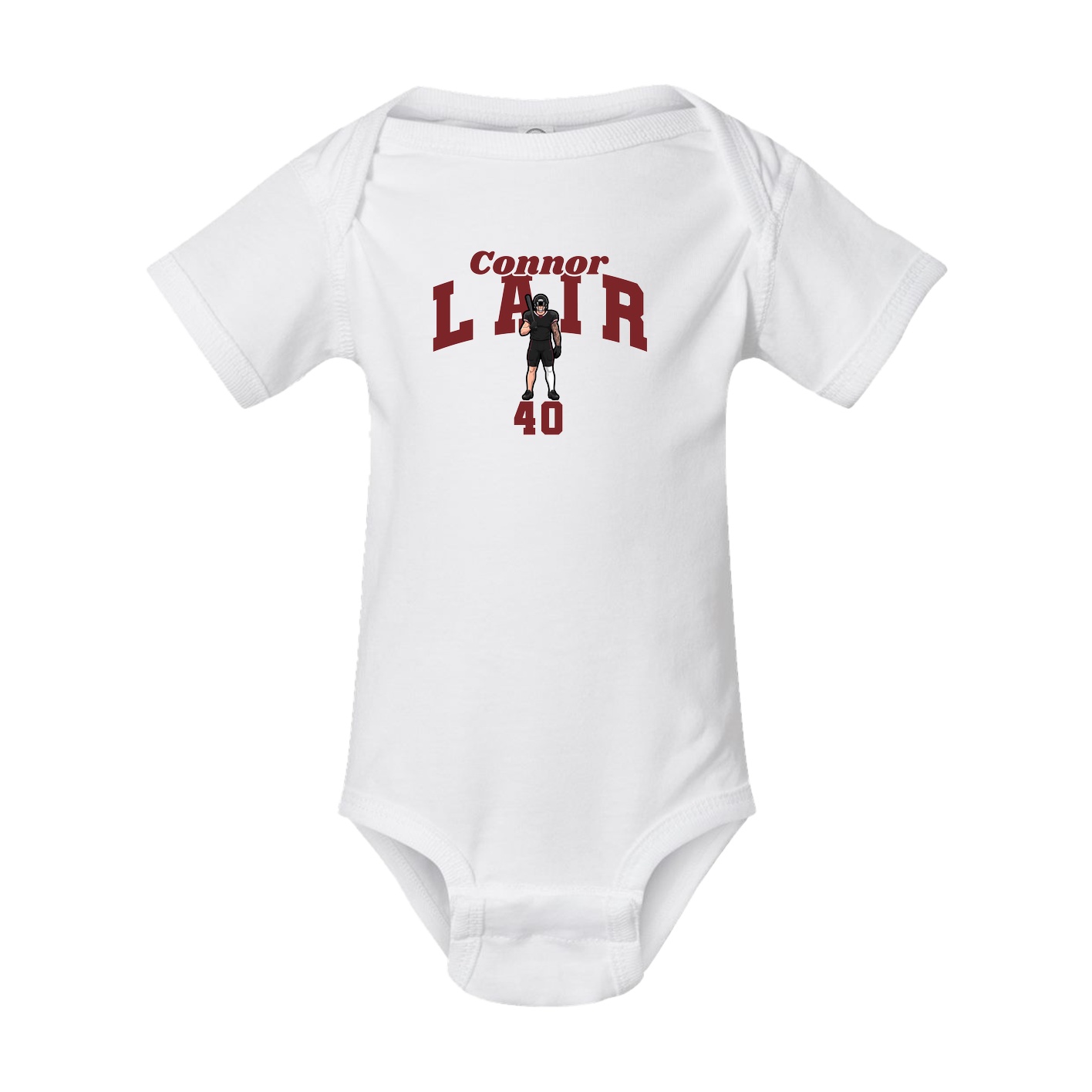 Baby Onesie — Signature Arch in White