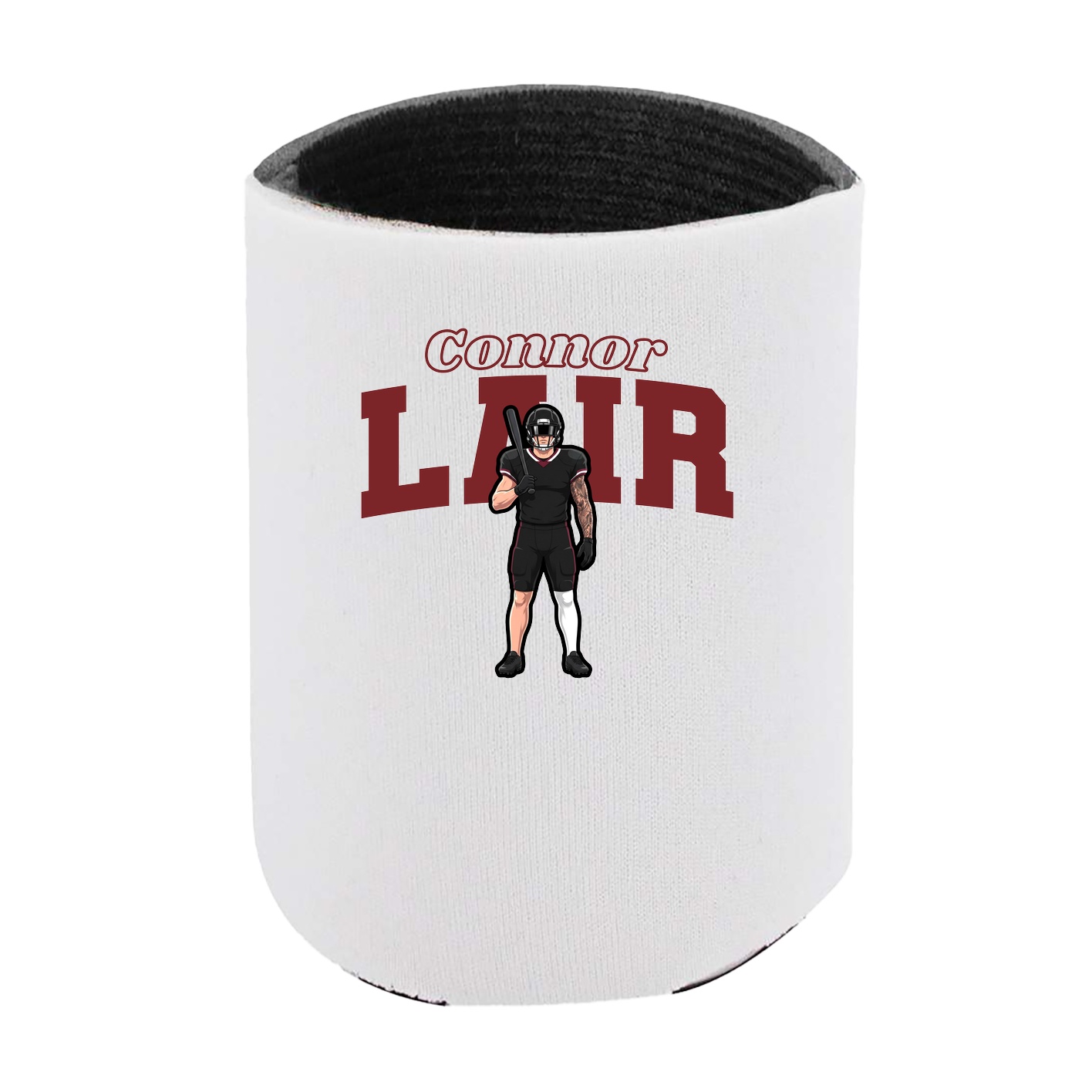 Can Holder — Name Arch in White