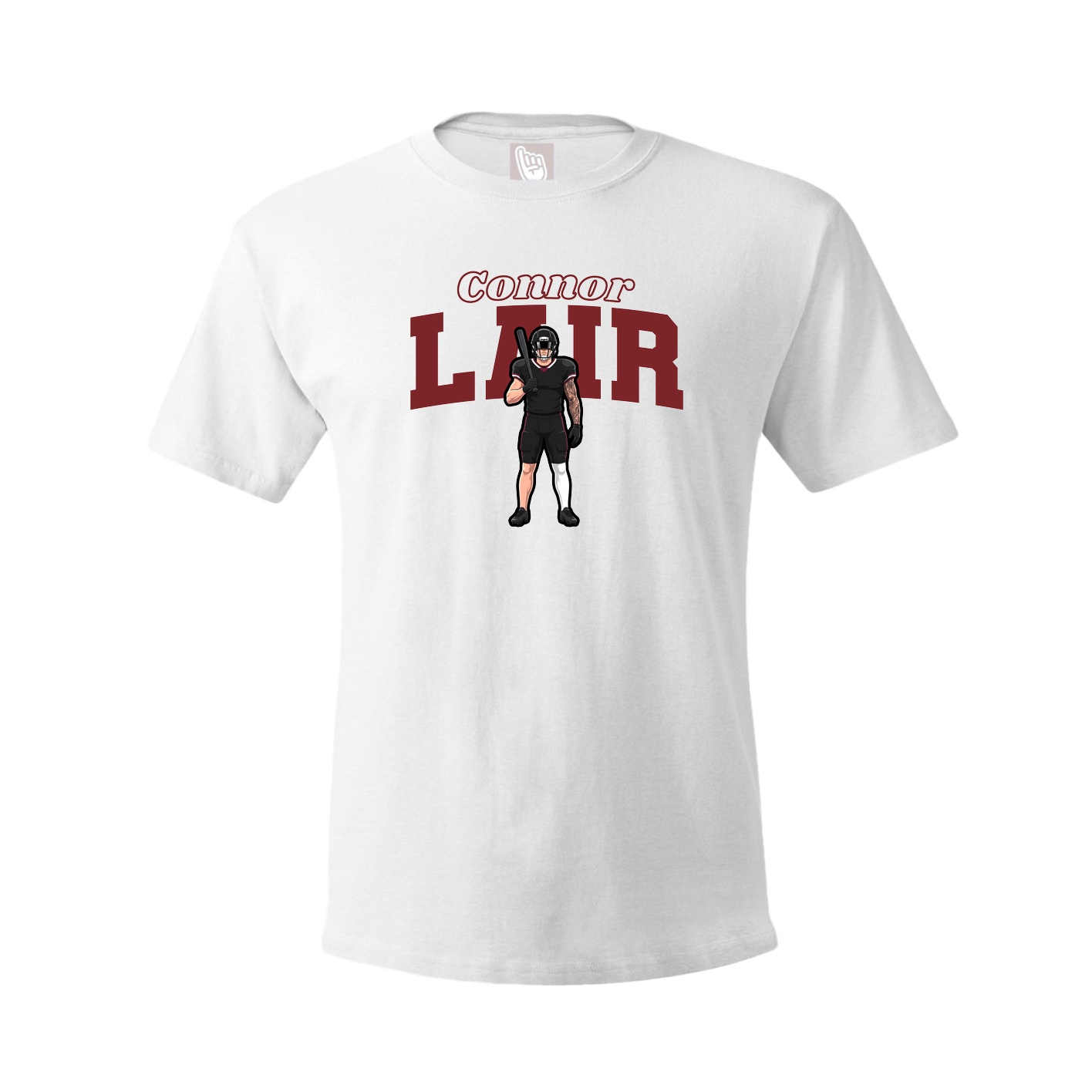 Tee — Name Arch in White