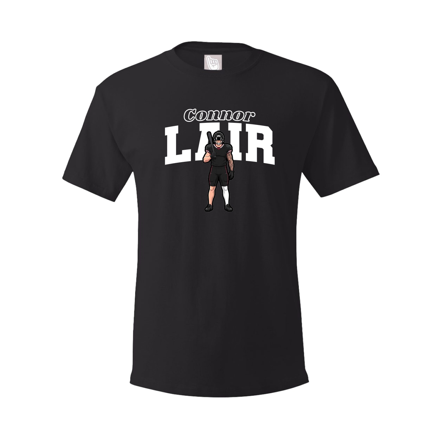 Youth Tee — Name Arch in Black