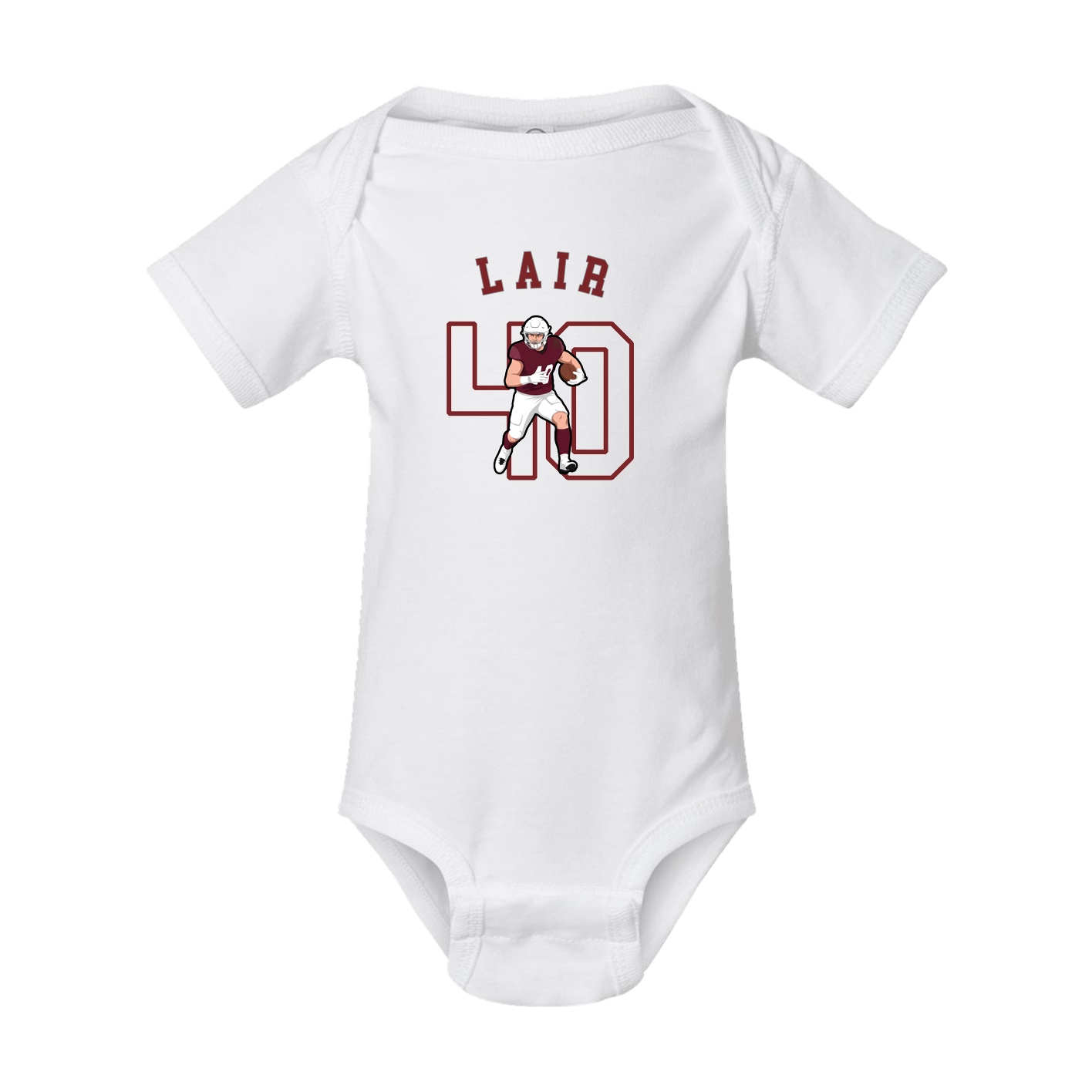 Baby Onesie — Shirsey Arch in White