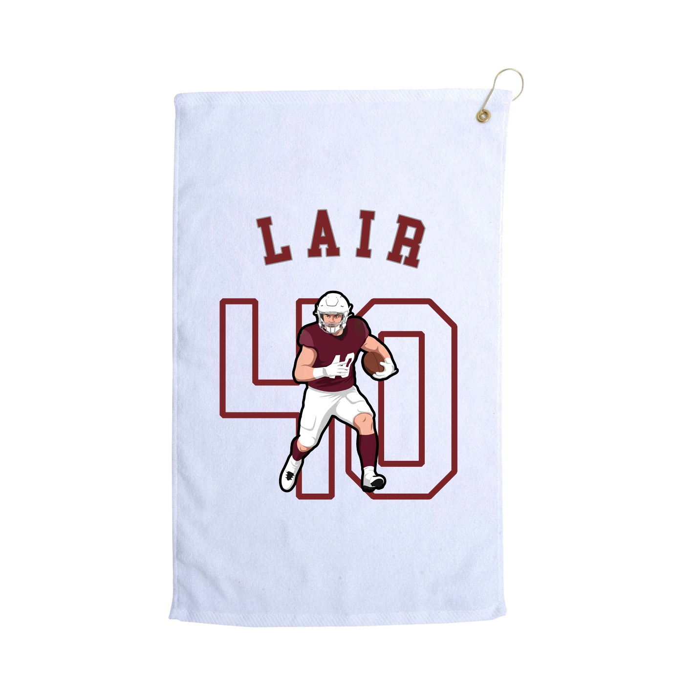 Golf Towel — Shirsey Arch in White