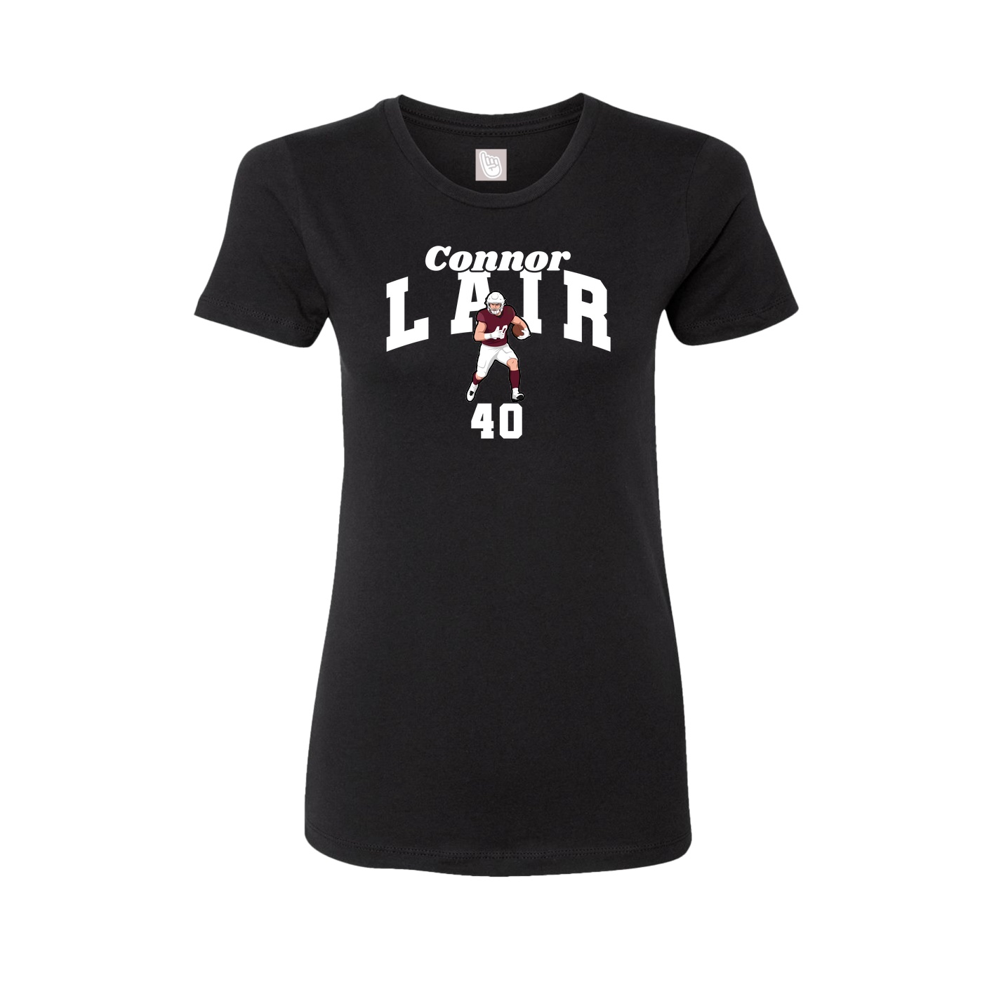 Womens Tee — Signature Arch in Black