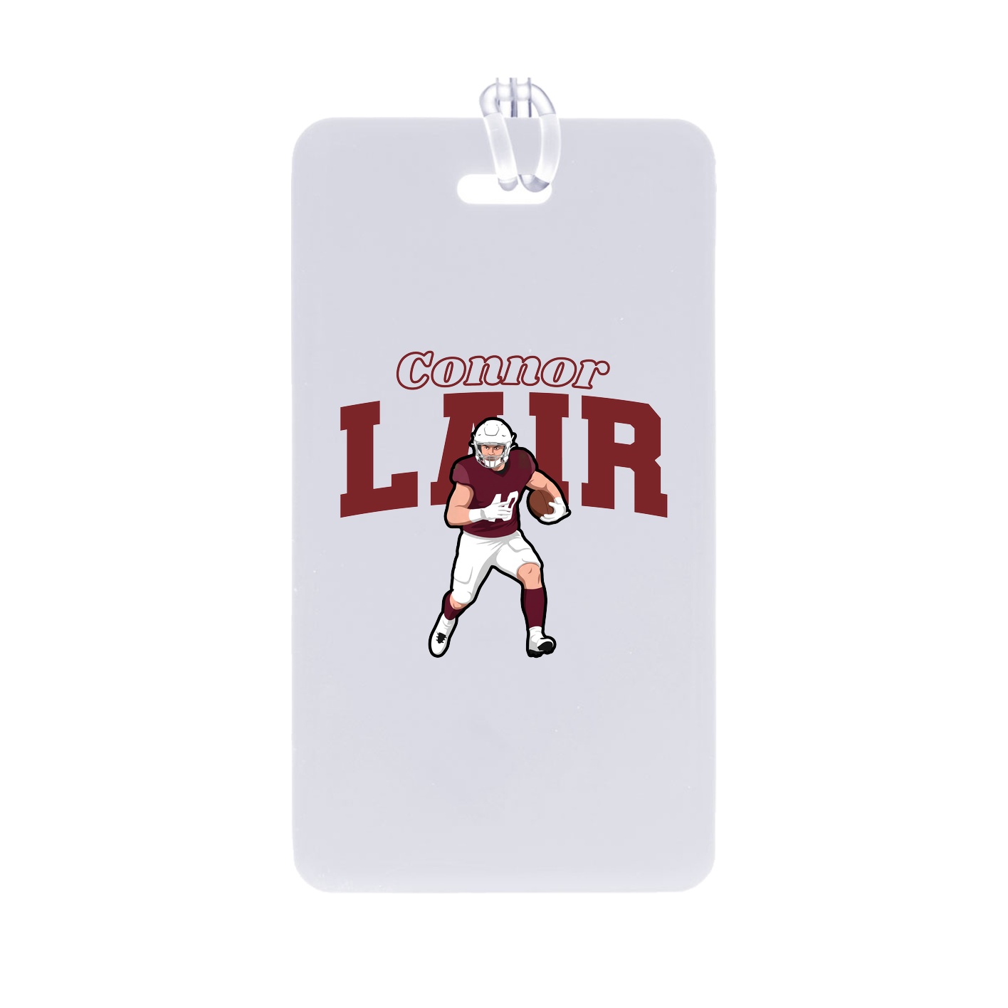 Bag Tag — Name Arch in Classic