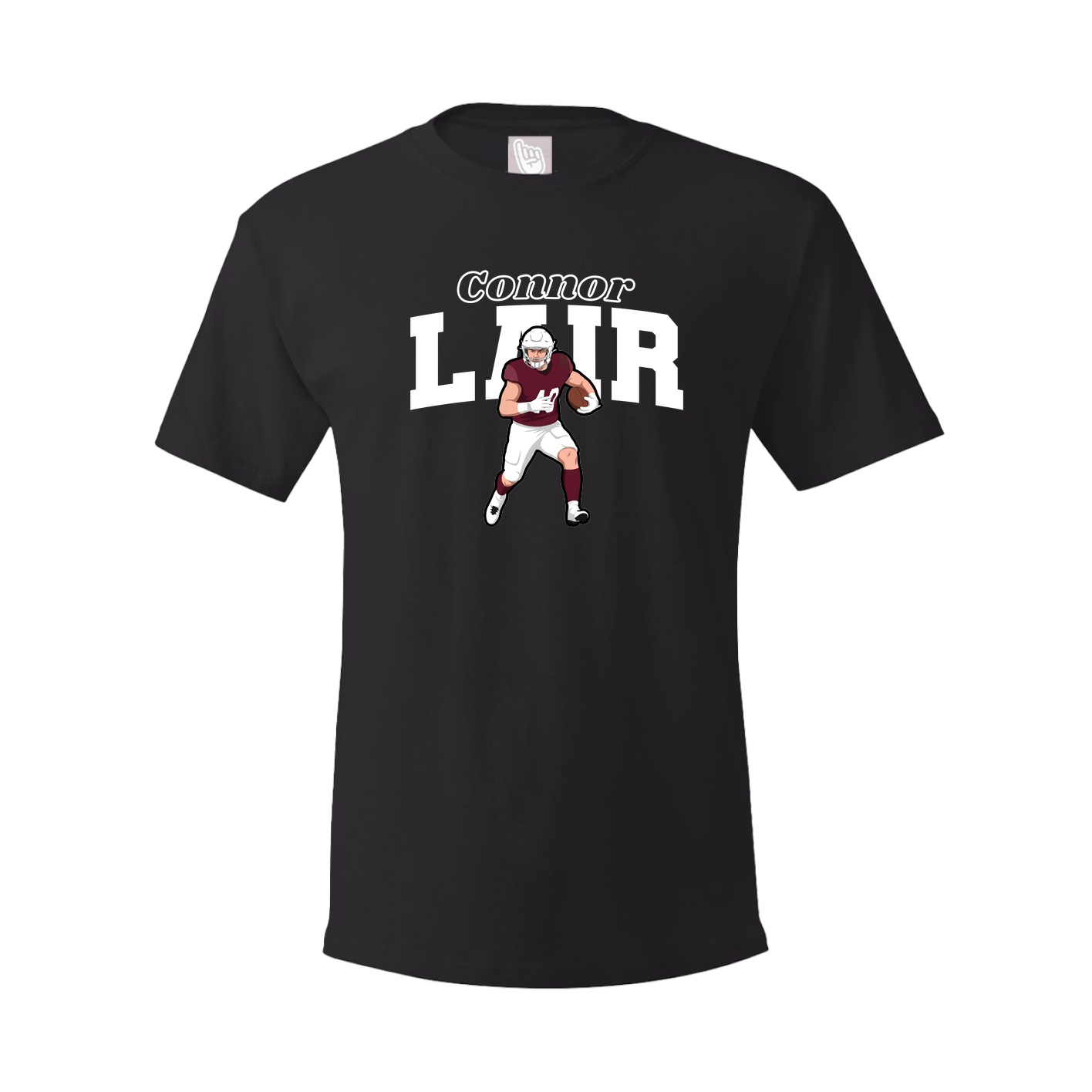 Youth Tee — Name Arch in Black