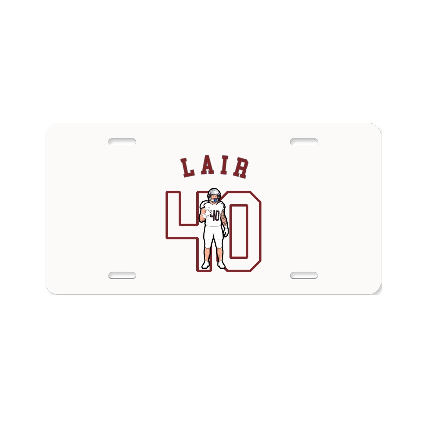 License Plate — Shirsey Arch in Classic