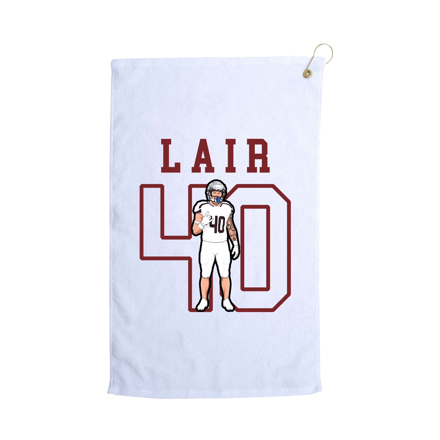 Golf Towel — Shirsey in White