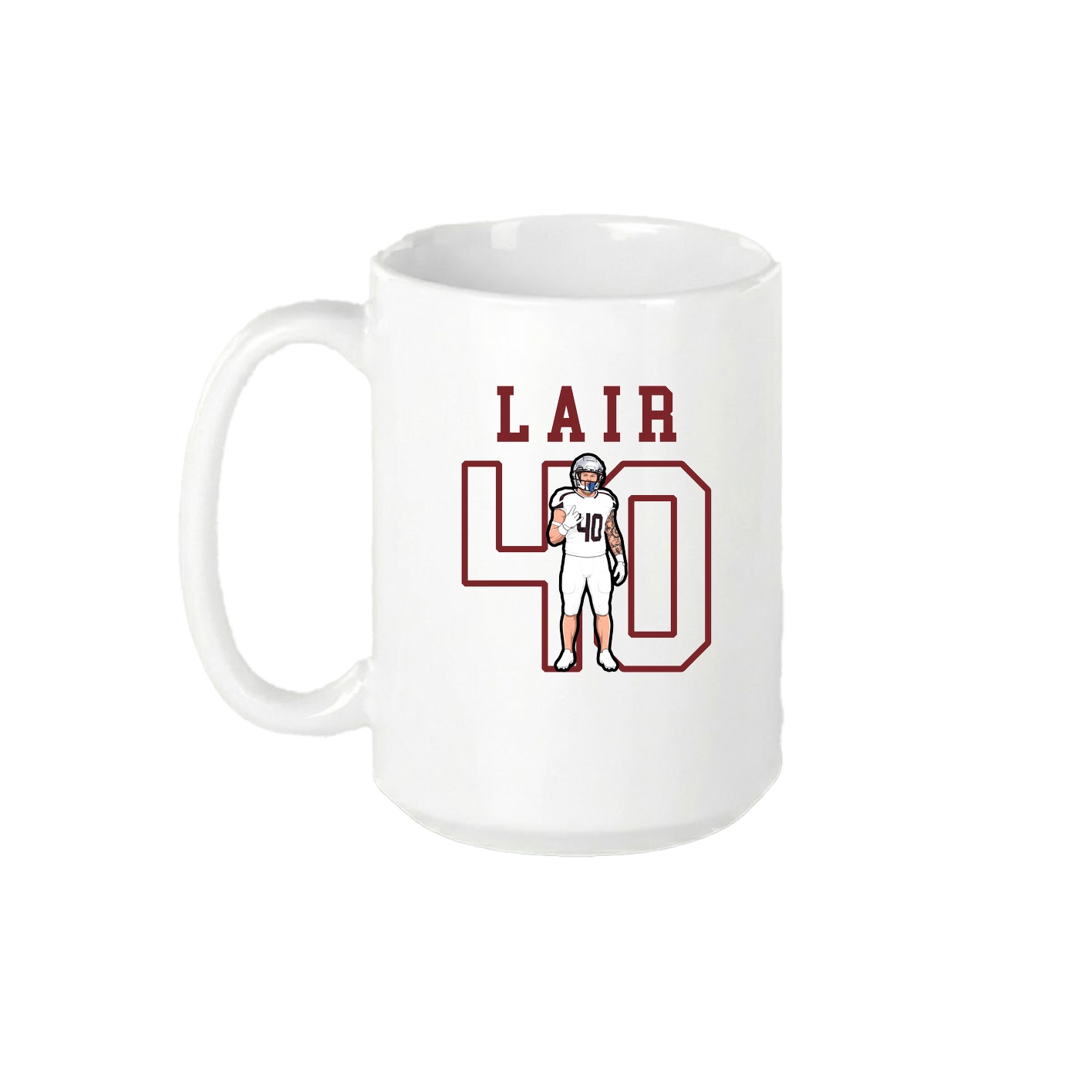 15oz Coffee Mug — Shirsey in White