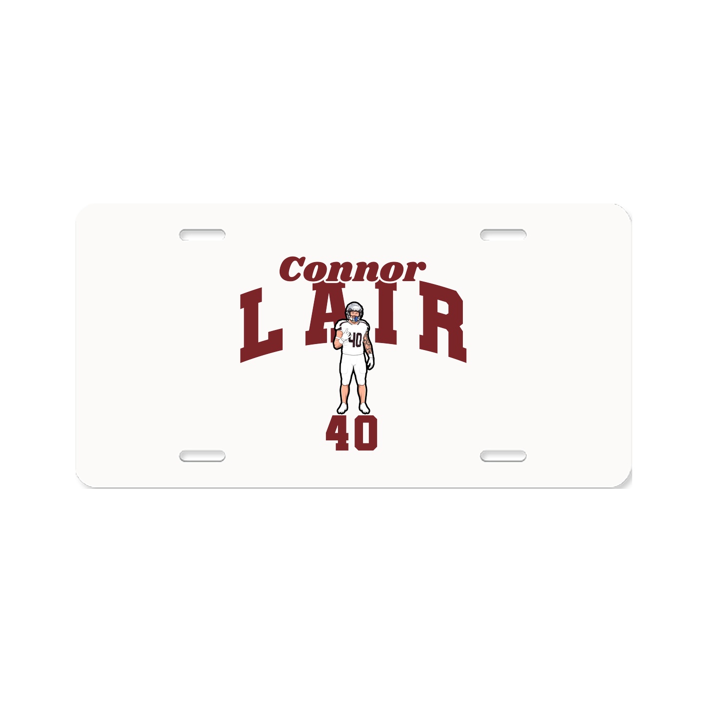 License Plate — Signature Arch in Classic