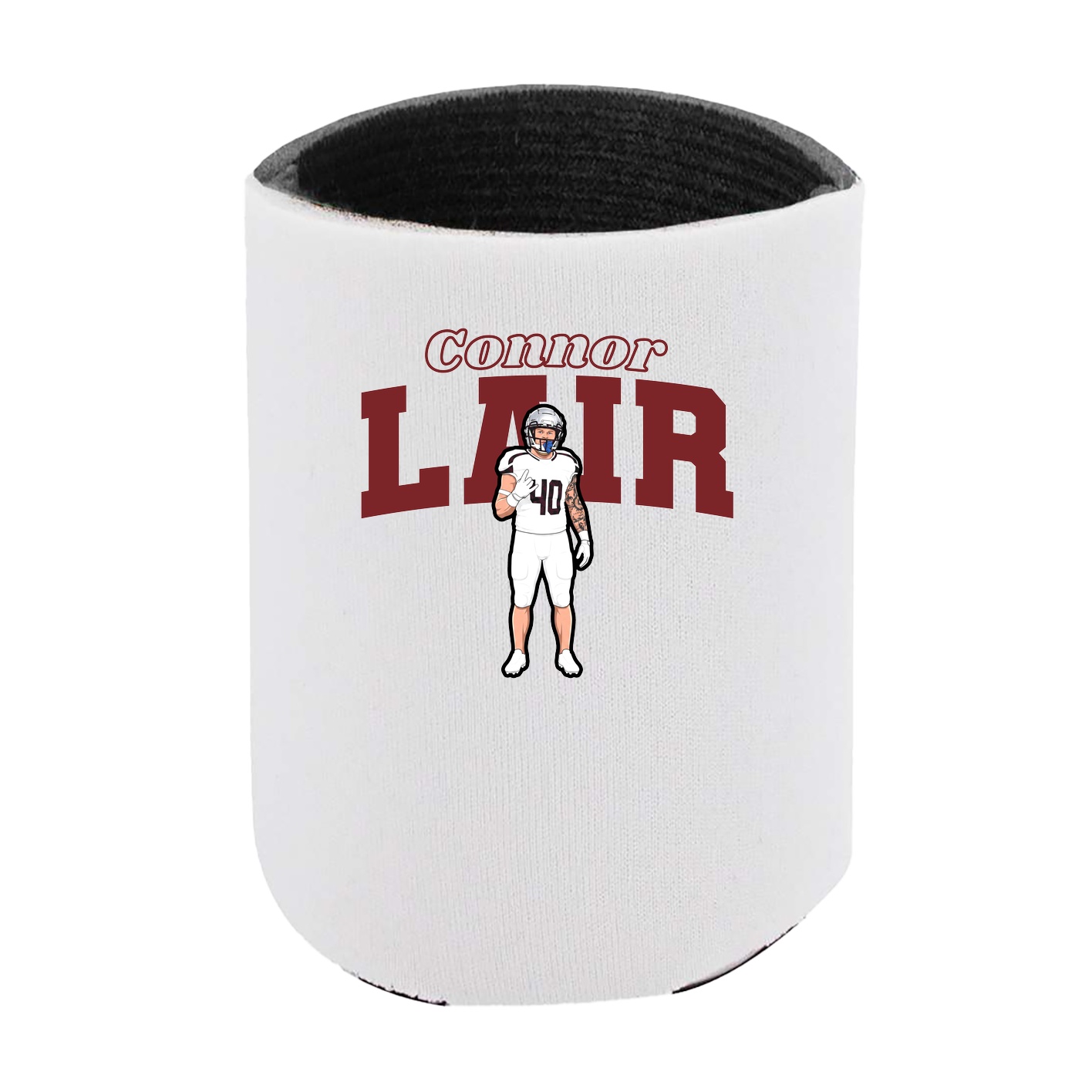 Can Holder — Name Arch in White